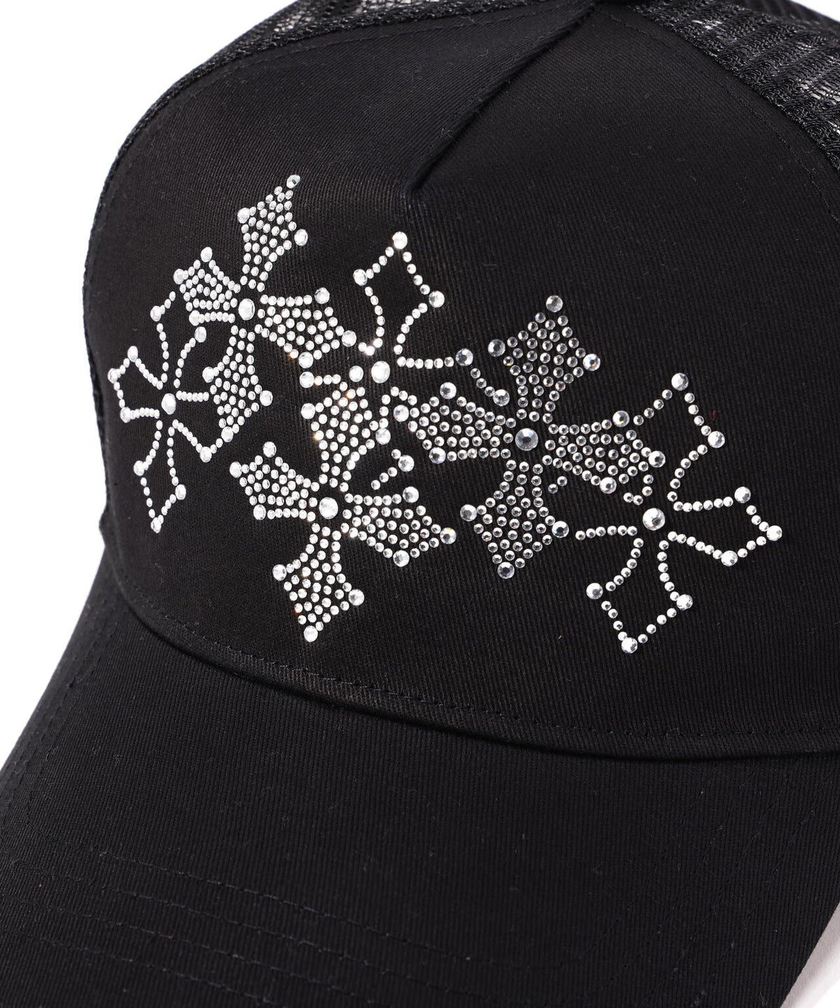 SupBaby by SUPPLIER/サプベイビーバイサプライヤー/Multiple Cross Rhinestone Mesh Cap