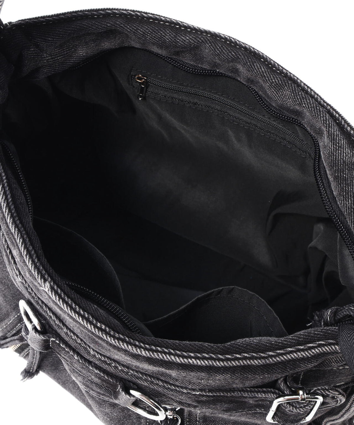 MAVYTH/メヴィス/W-ZIP DENIM SHOULDER BAG