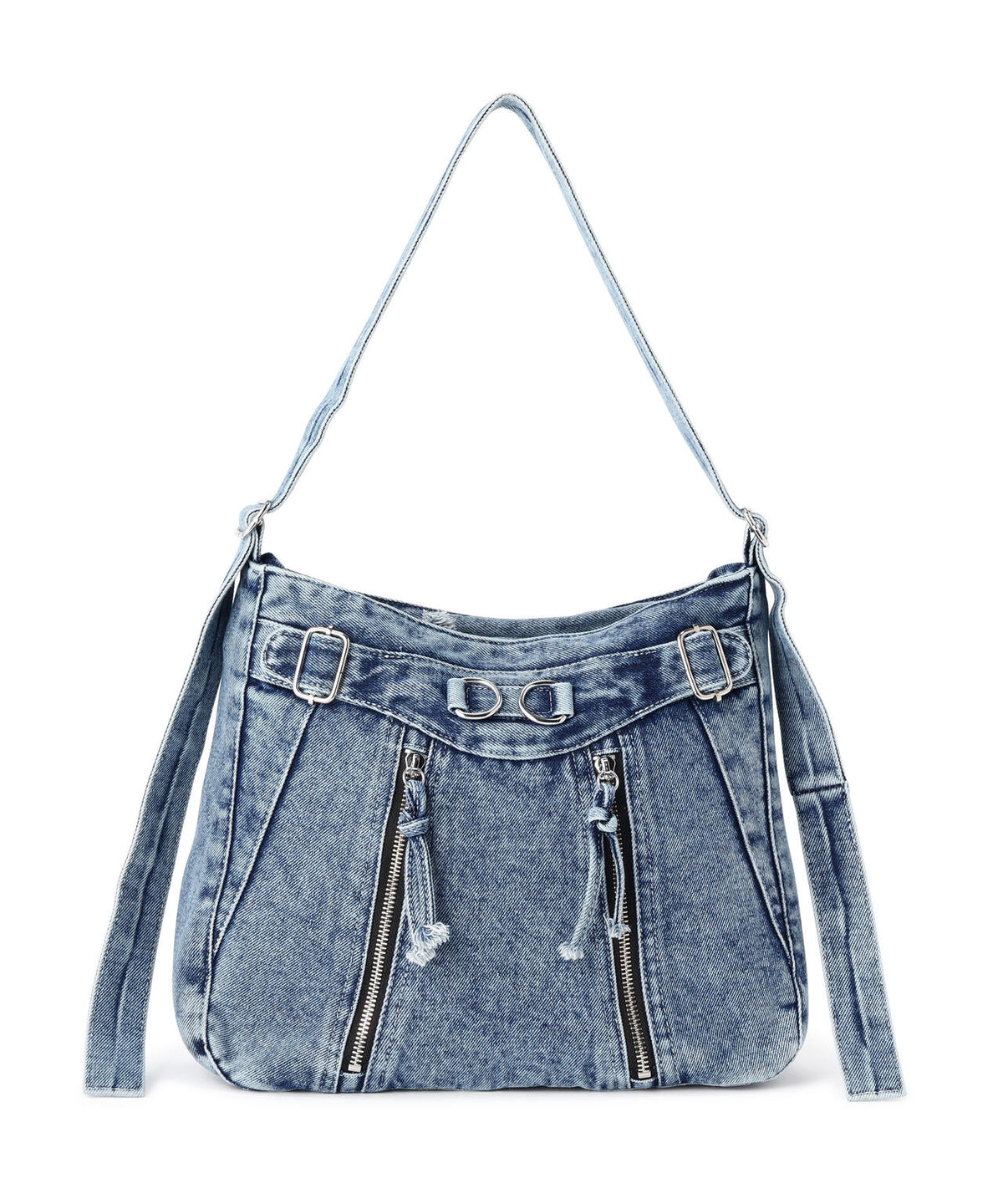 MAVYTH/メヴィス/W-ZIP DENIM SHOULDER BAG