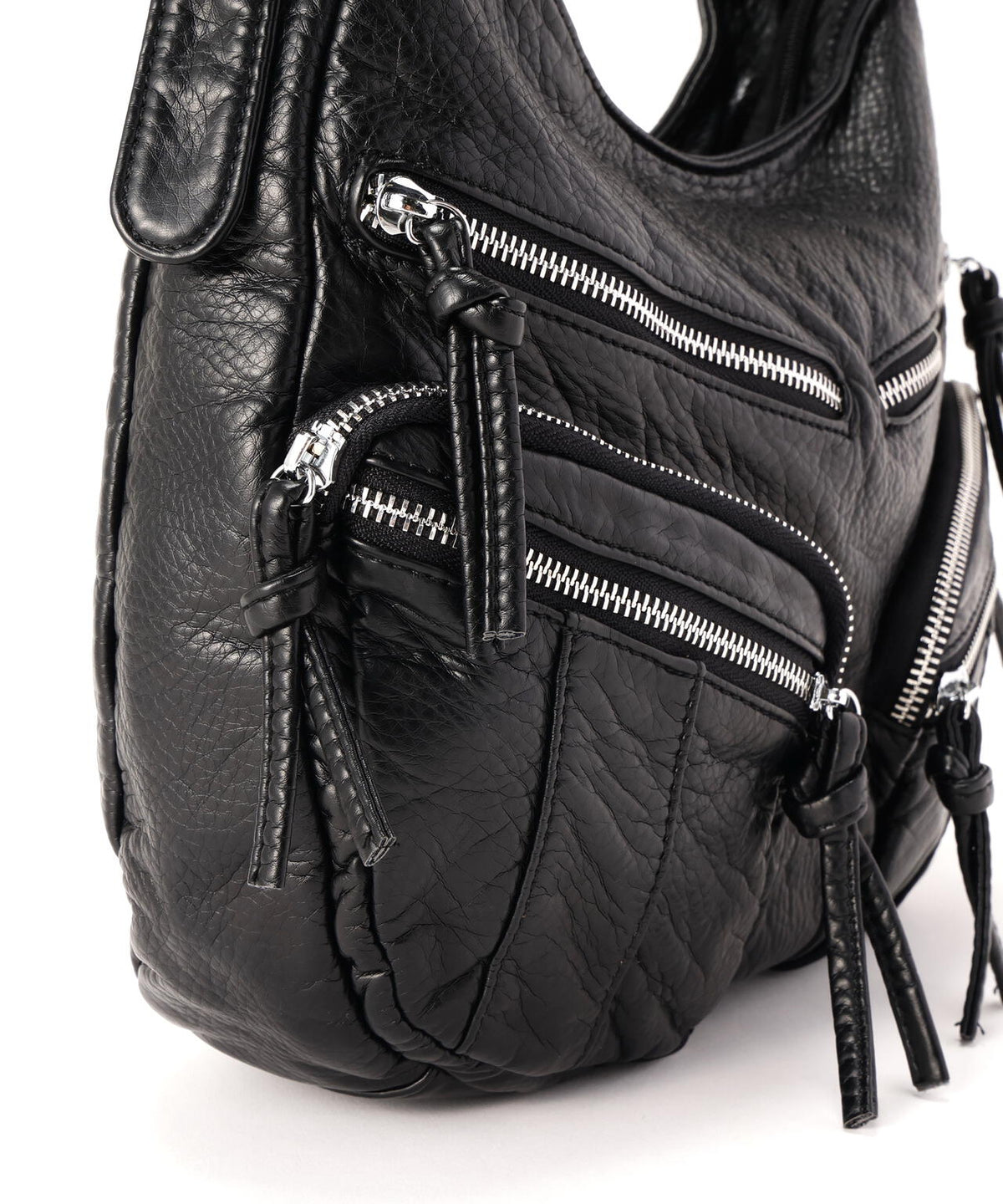 SIS/エスアイエス/PU LEATHER SHOULDER BAG