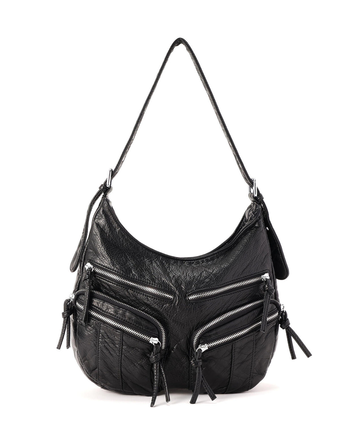 SIS/エスアイエス/PU LEATHER SHOULDER BAG