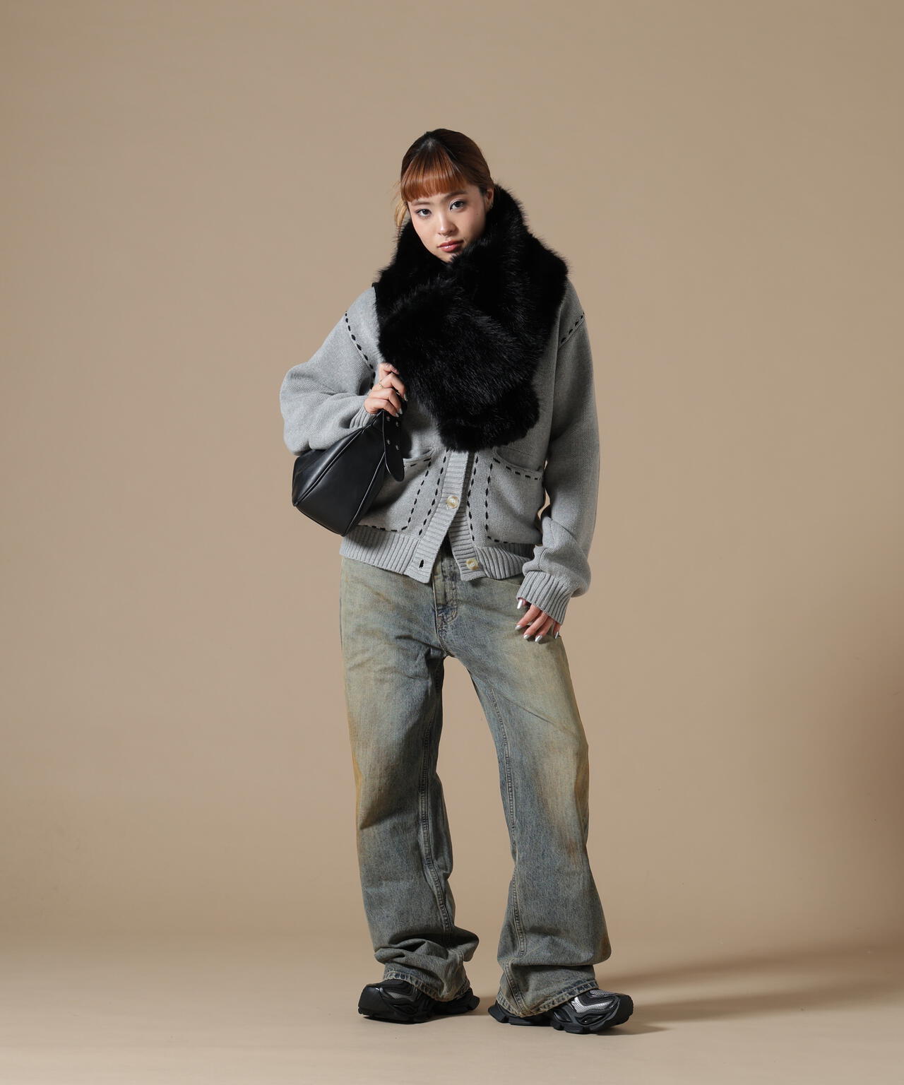 DankeSchon/ダンケシェーン/WOMEN ECOFUR MUFFLER