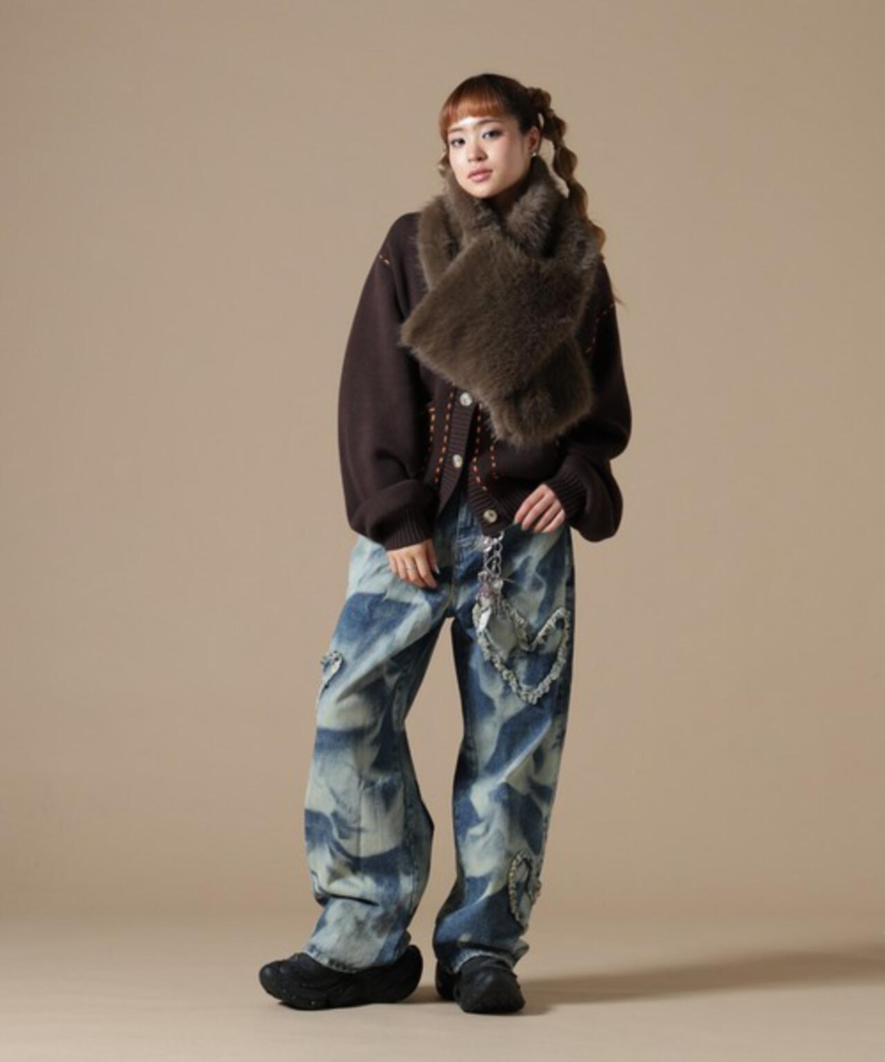 DankeSchon/ダンケシェーン/WOMEN ECOFUR MUFFLER