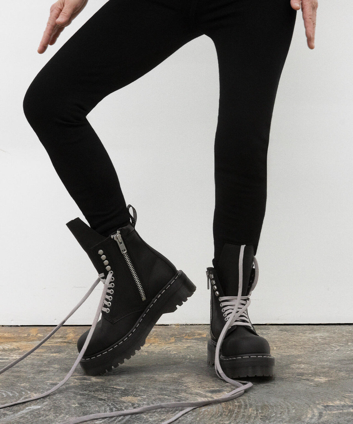 Rick Owens × Dr.Martens/リックオウエンス×ドクターマーチン/QUAD SOLE STEEL TOE BOOT