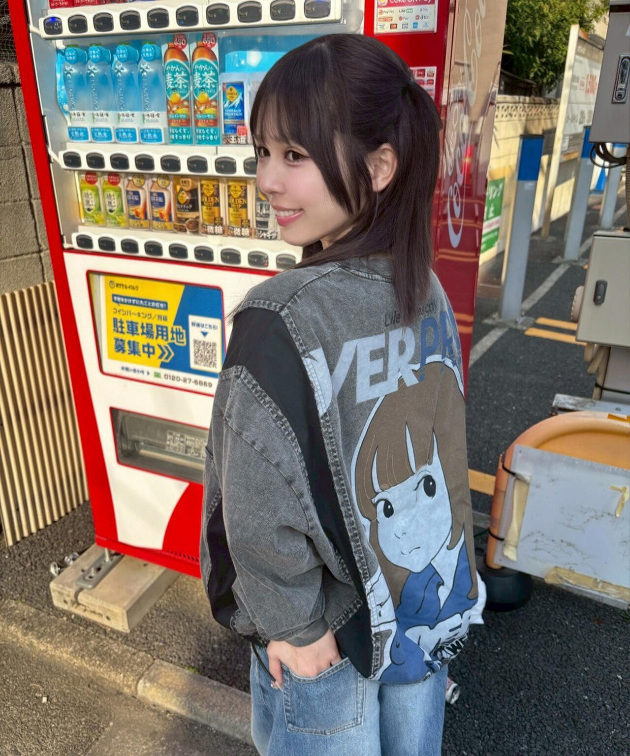 overprint/オーバープリント/別注pigment SIGNBOAD L/S Tee