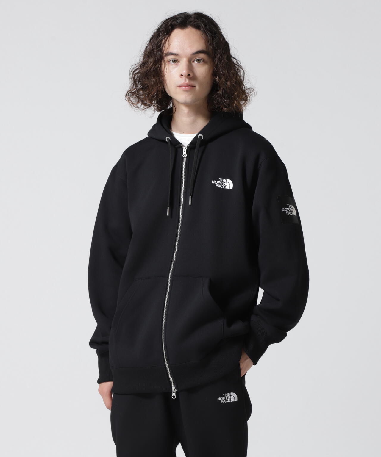THE NORTH FACE(ザ・ノースフェイス) Square Logo Full Zip スクエアロゴフルジップ NT62232