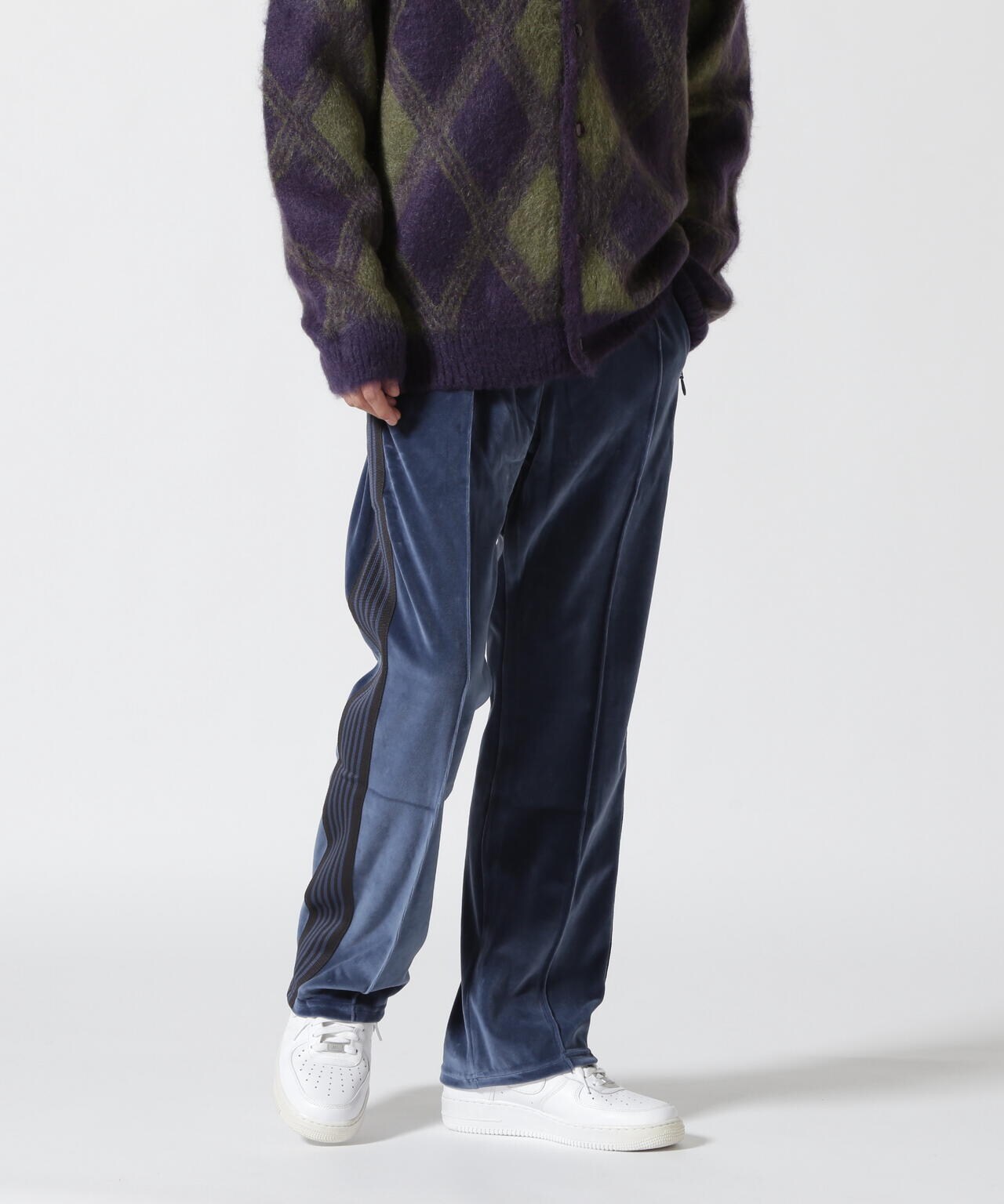 NEEDLES(ニードルズ)NARROW TRACK PANT - C/PE VELOUR