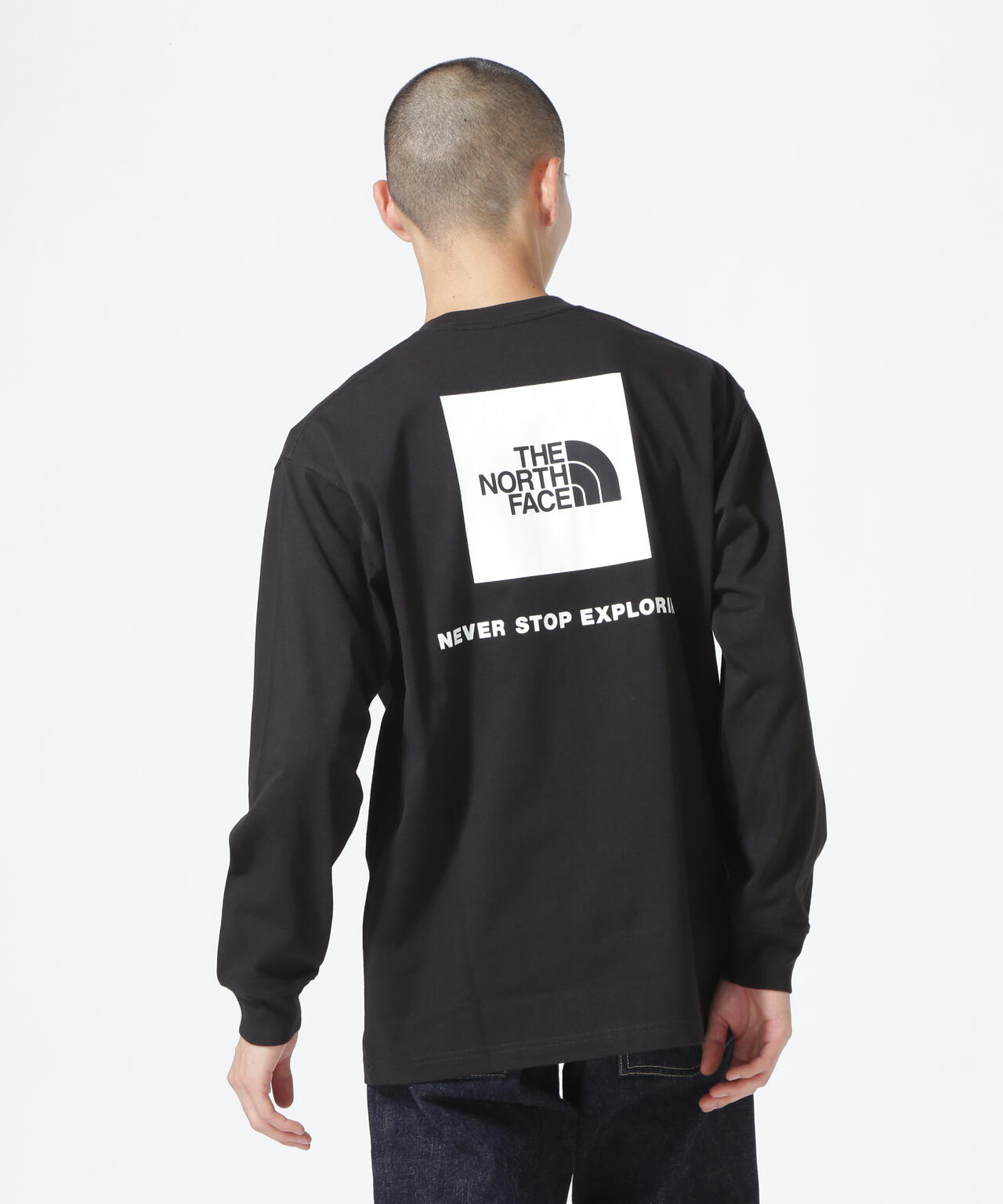 THE NORTH FACE (ザ・ノース・フェイス)L/S Back Square Logo T