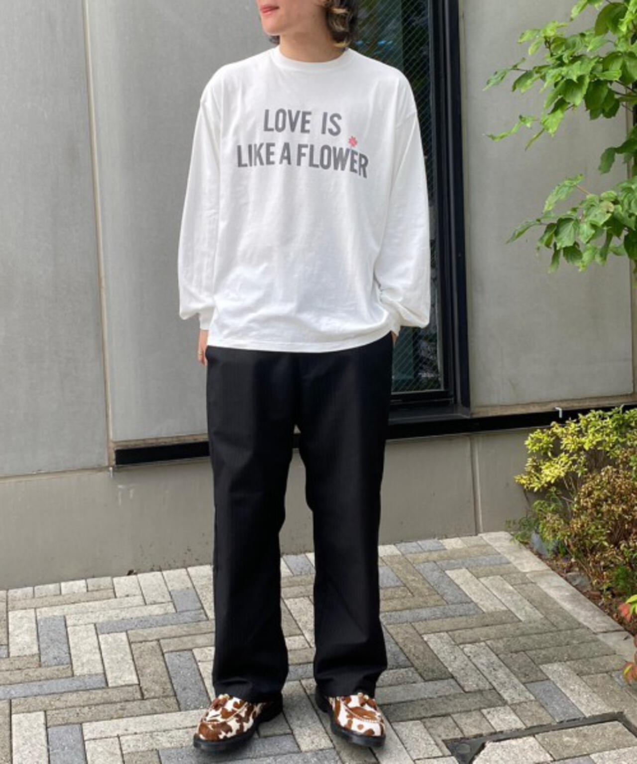 REMI RELIEF/別注LS T-SHIRT(LOVE IS LIKE A FLOWER)