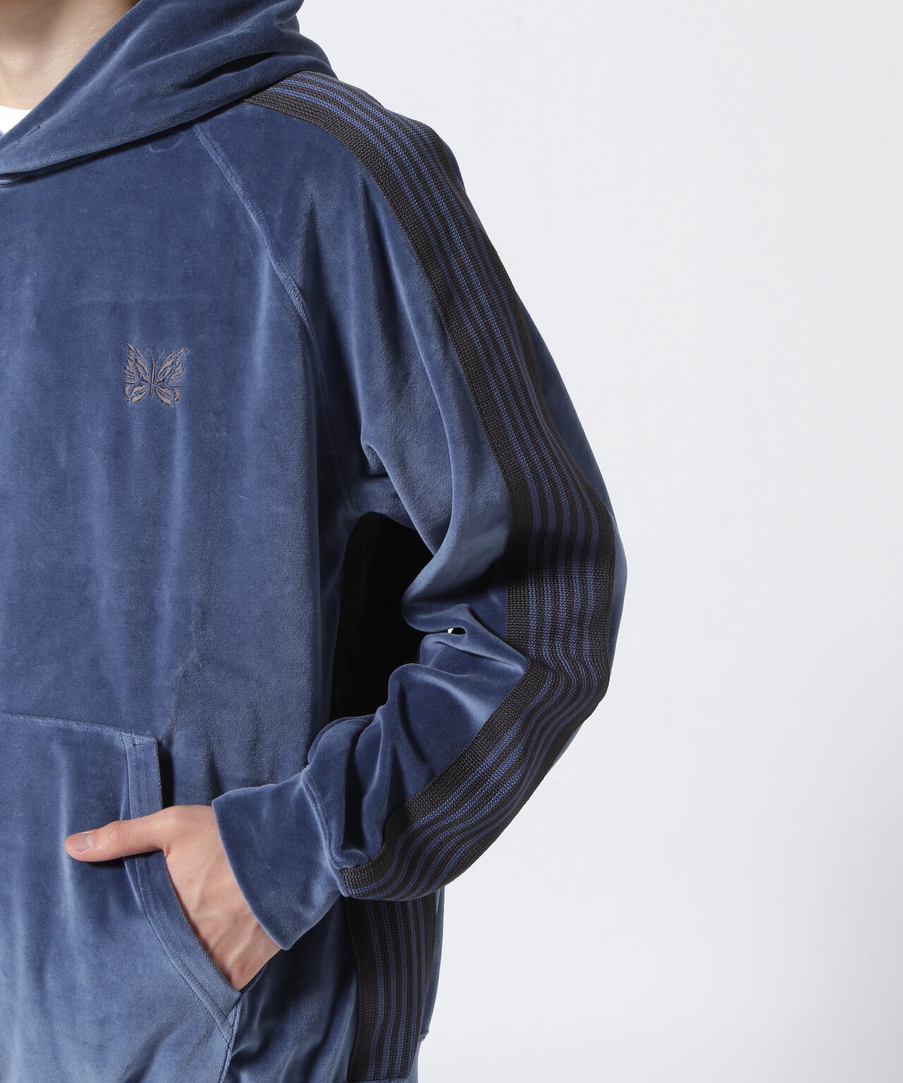 NEEDLES(ニードルズ)TRACK HOODY - C/PE VELOUR