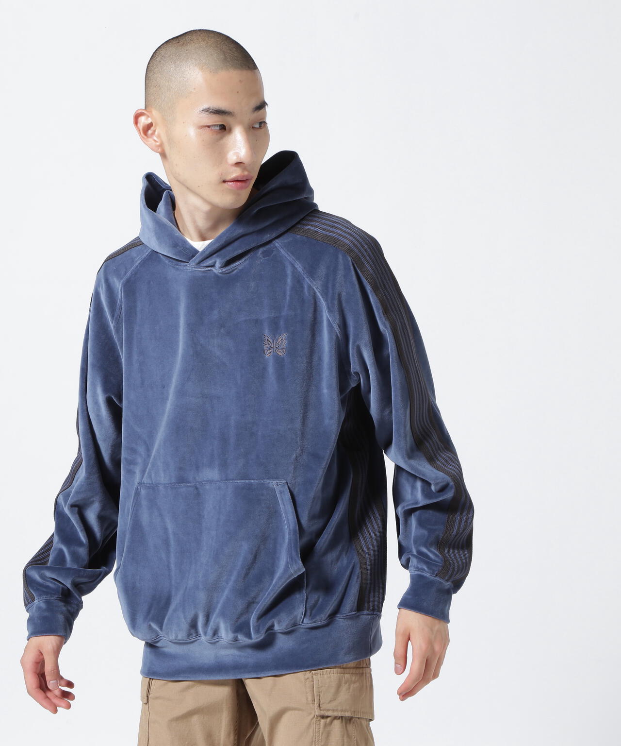 NEEDLES(ニードルズ)TRACK HOODY - C/PE VELOUR