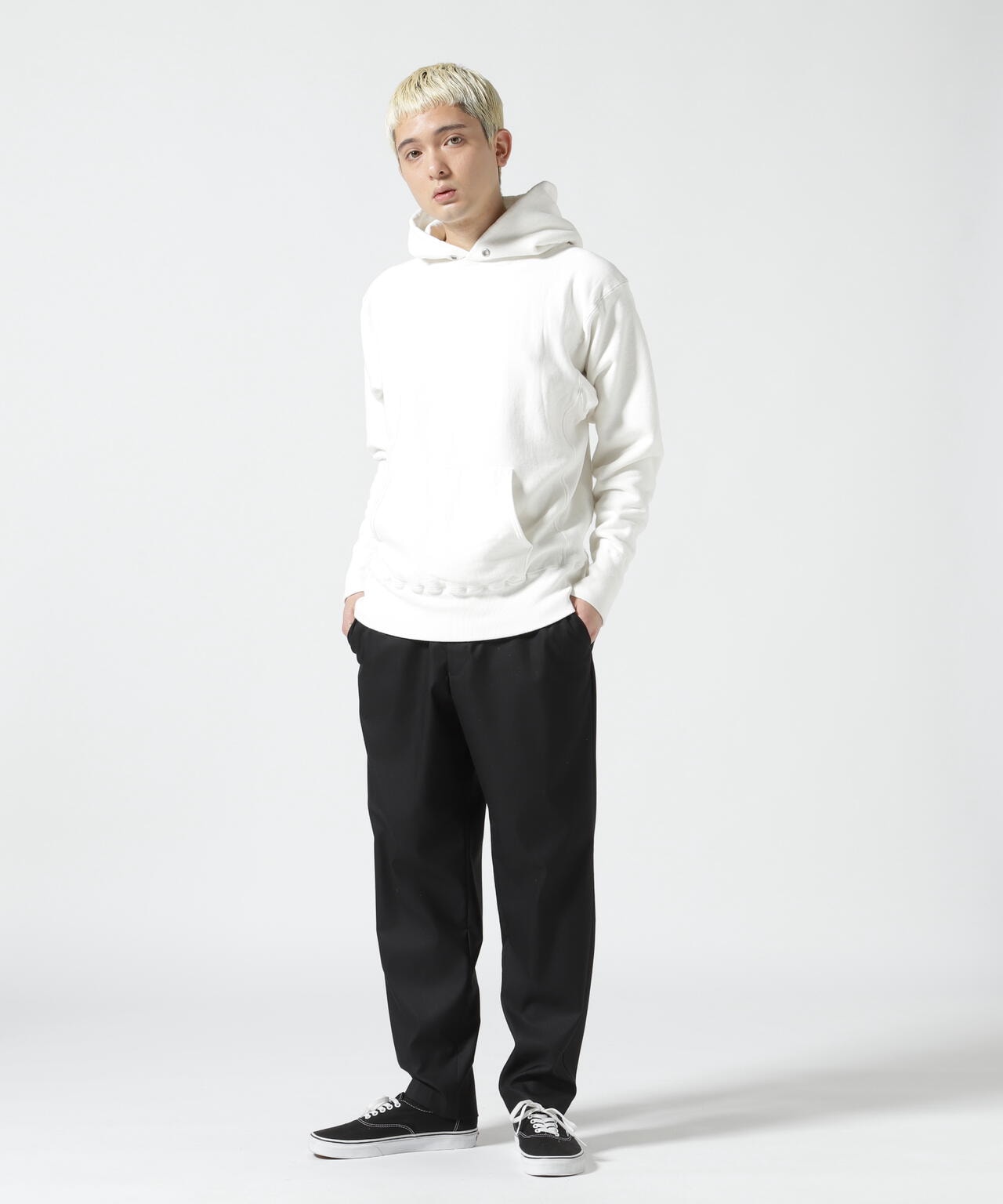 ATON (エイトン) GARMENT DYE URAKE | HOODIE