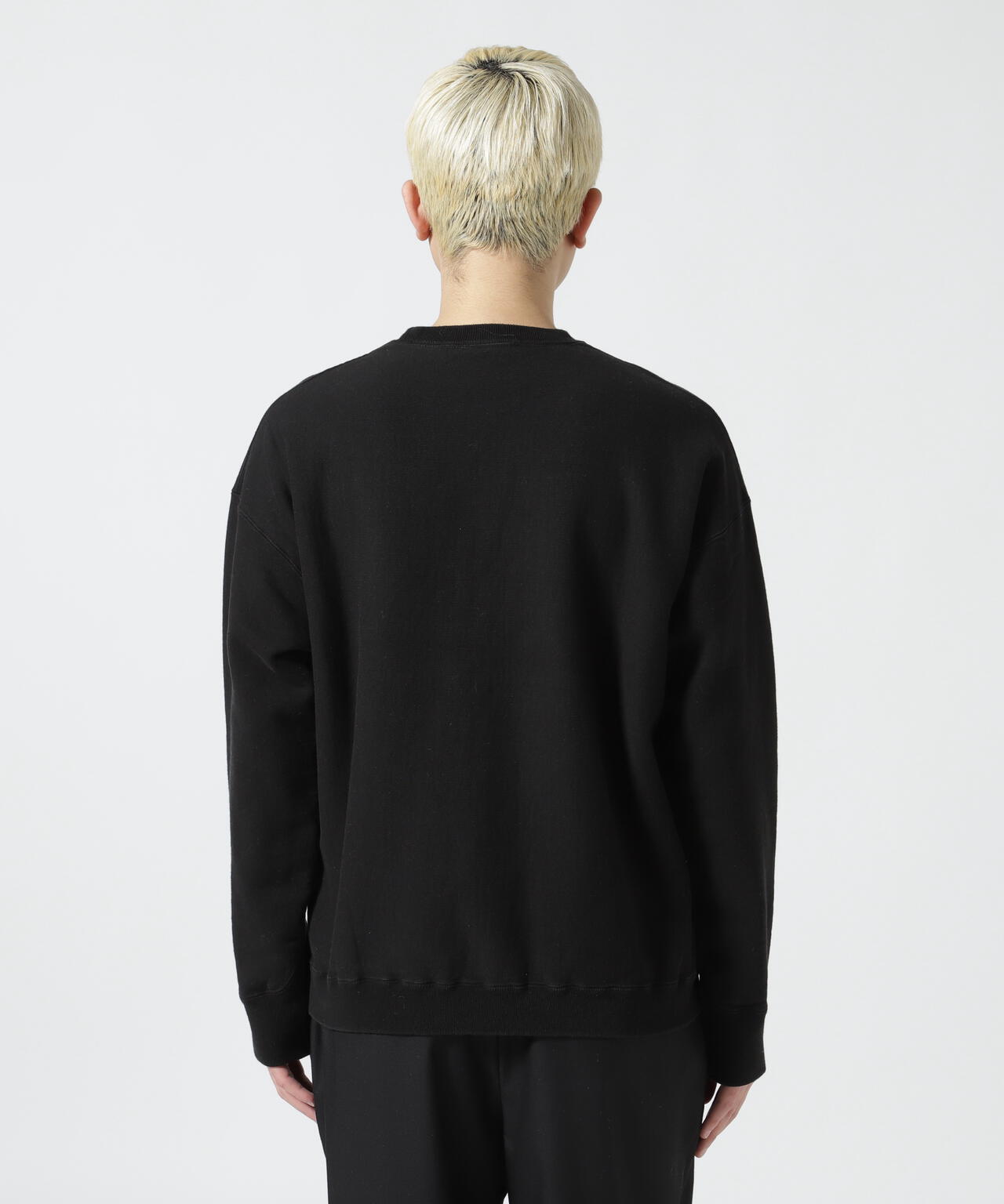 ATON(エイトン)GARMENT DYE | OVERSIZED SWEAT SHIRT ガーメントダイ オーバーサイズスウェットシャツ