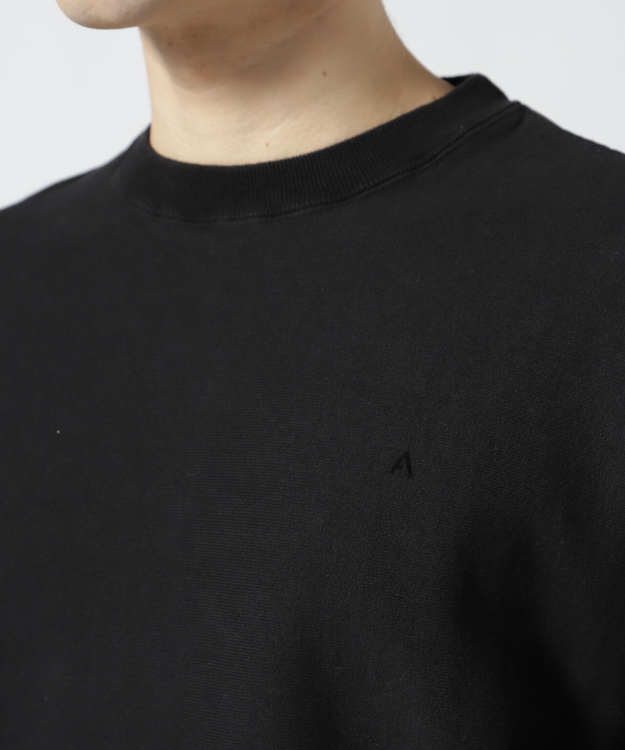 ATON(エイトン)GARMENT DYE | OVERSIZED SWEAT SHIRT ガーメントダイ オーバーサイズスウェットシャツ