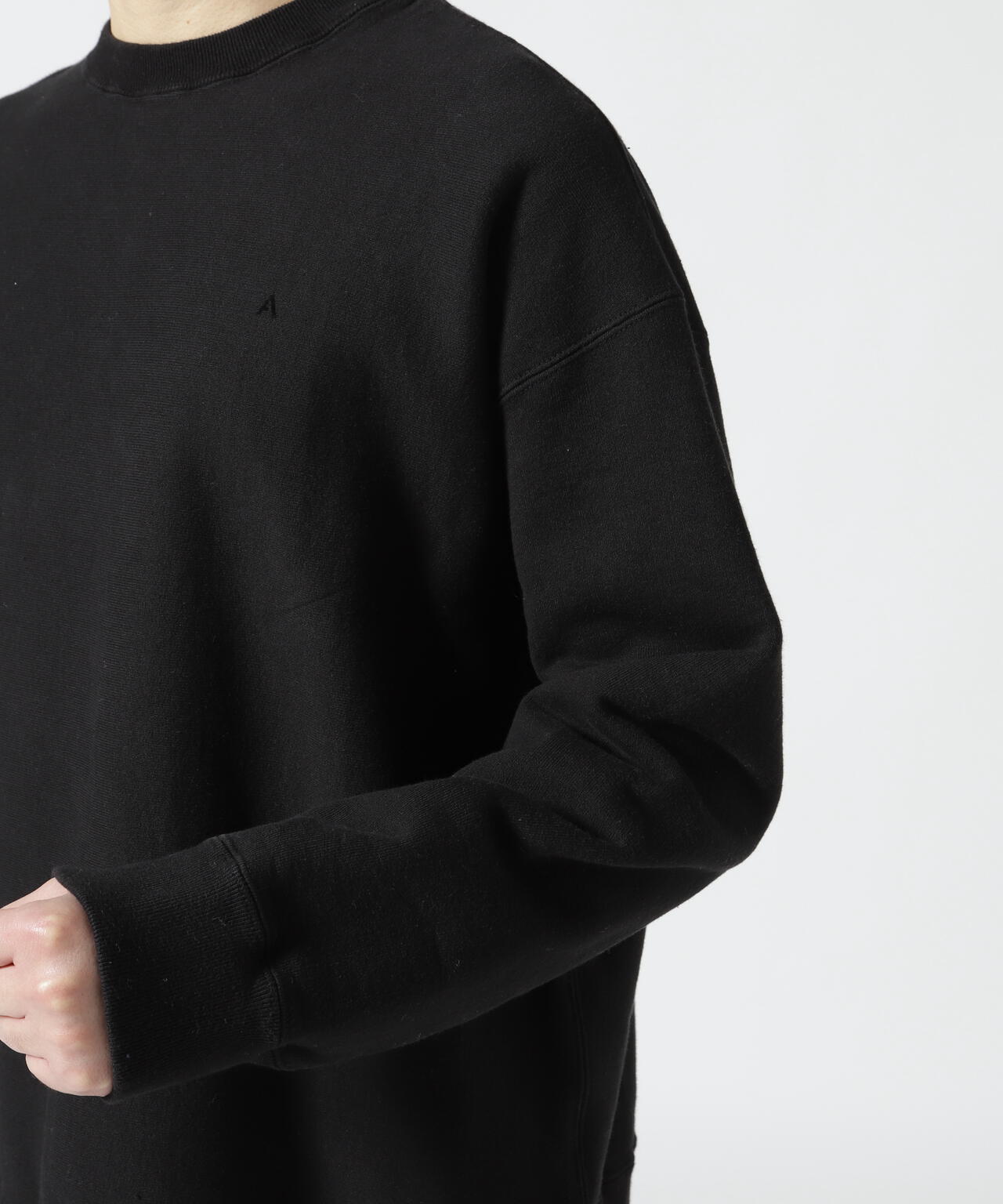 ATON(エイトン)GARMENT DYE | OVERSIZED SWEAT SHIRT ガーメントダイ オーバーサイズスウェットシャツ