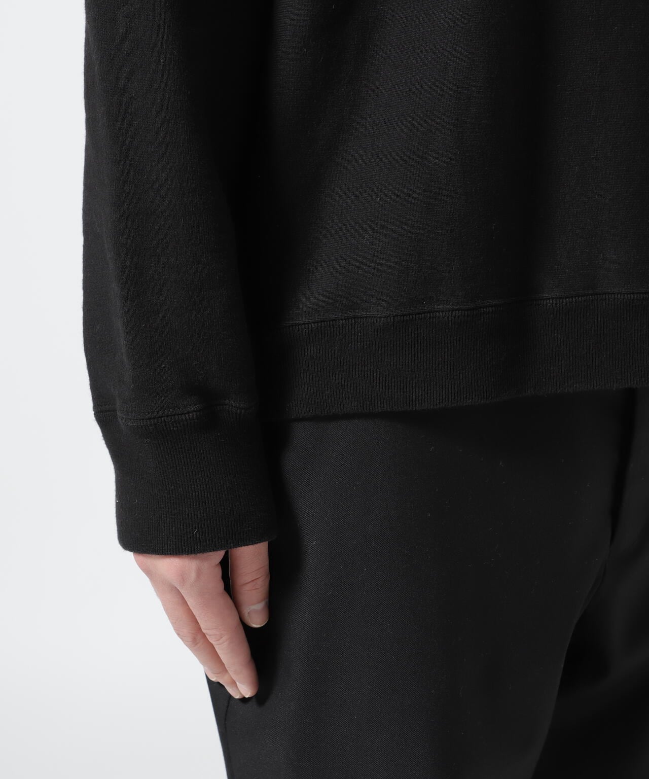 ATON(エイトン)GARMENT DYE | OVERSIZED SWEAT SHIRT ガーメントダイ オーバーサイズスウェットシャツ