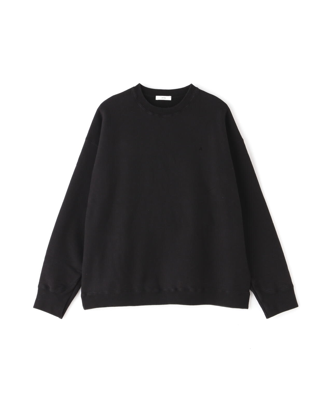ATON(エイトン)GARMENT DYE | OVERSIZED SWEAT SHIRT ガーメントダイ オーバーサイズスウェットシャツ