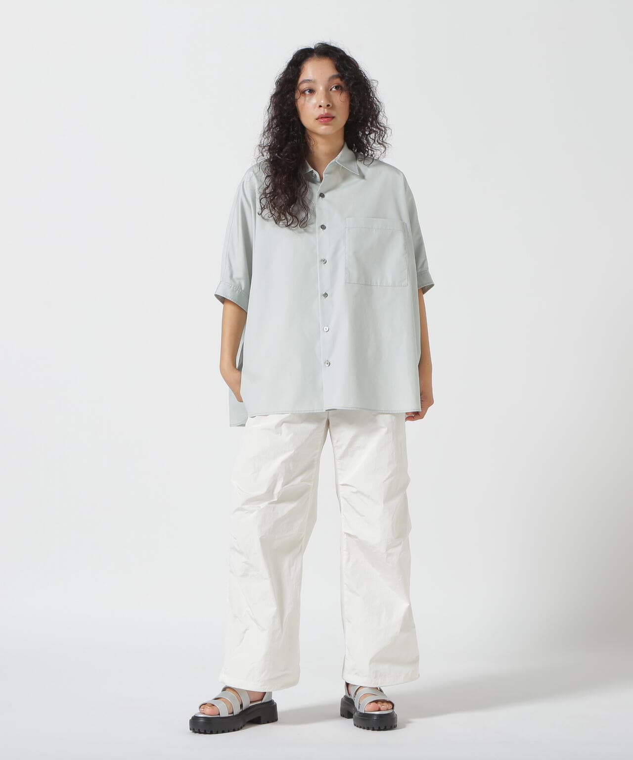 upper hights(アッパーハイツ)THE MILLY/300D374/ドルマンショートスリーブシャツ