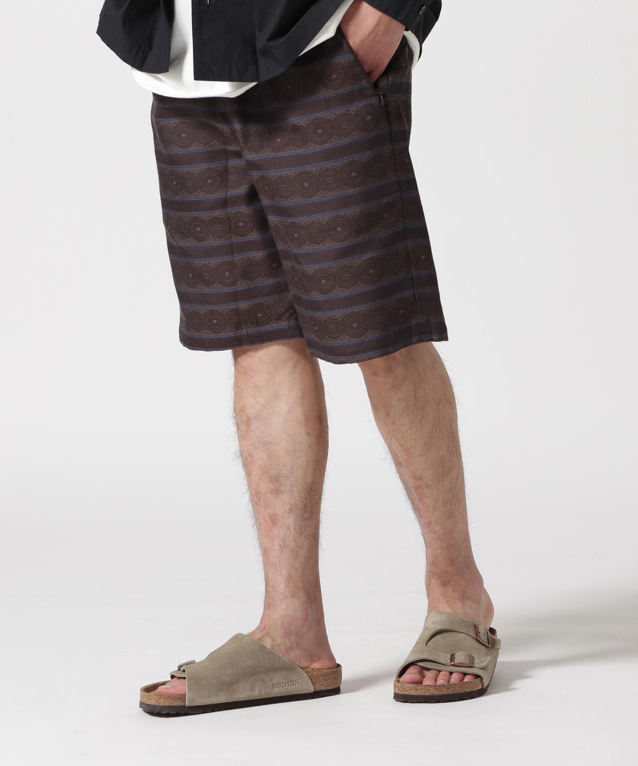 NEEDLES(ニードルズ) BASKETBALL SHORT - POLY MULTI STRIPE JQ.