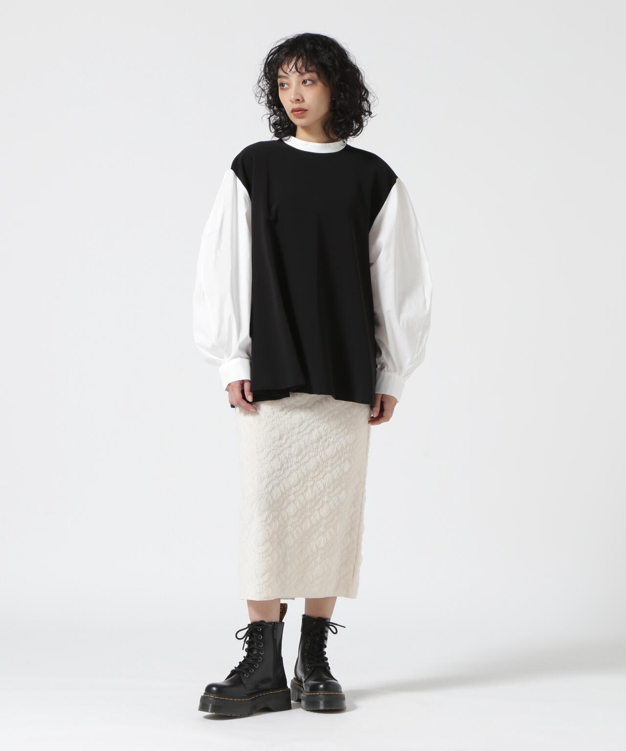 DROIT BELLO(ドロイトベロ)膨れチュールナロースカート