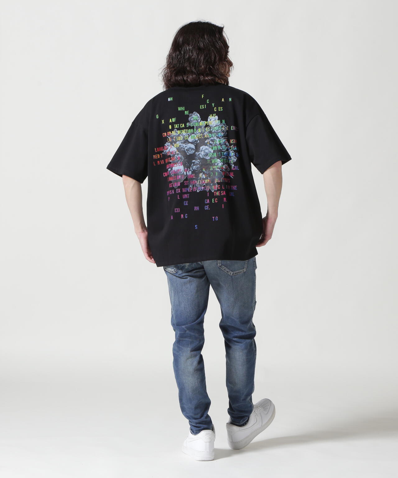 A4A/エーフォーエー/ROSE SST ローズ ショートスリーブTシャツ