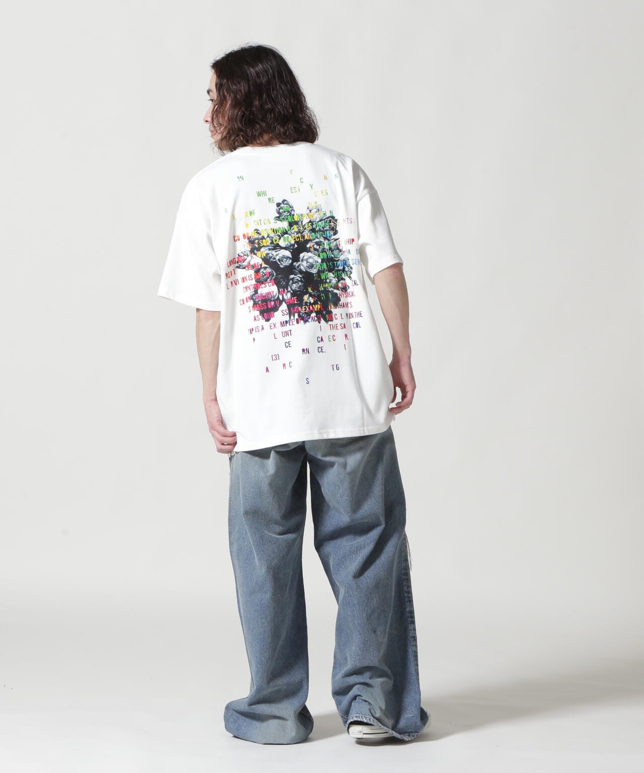 A4A/エーフォーエー/ROSE SST ローズ ショートスリーブTシャツ