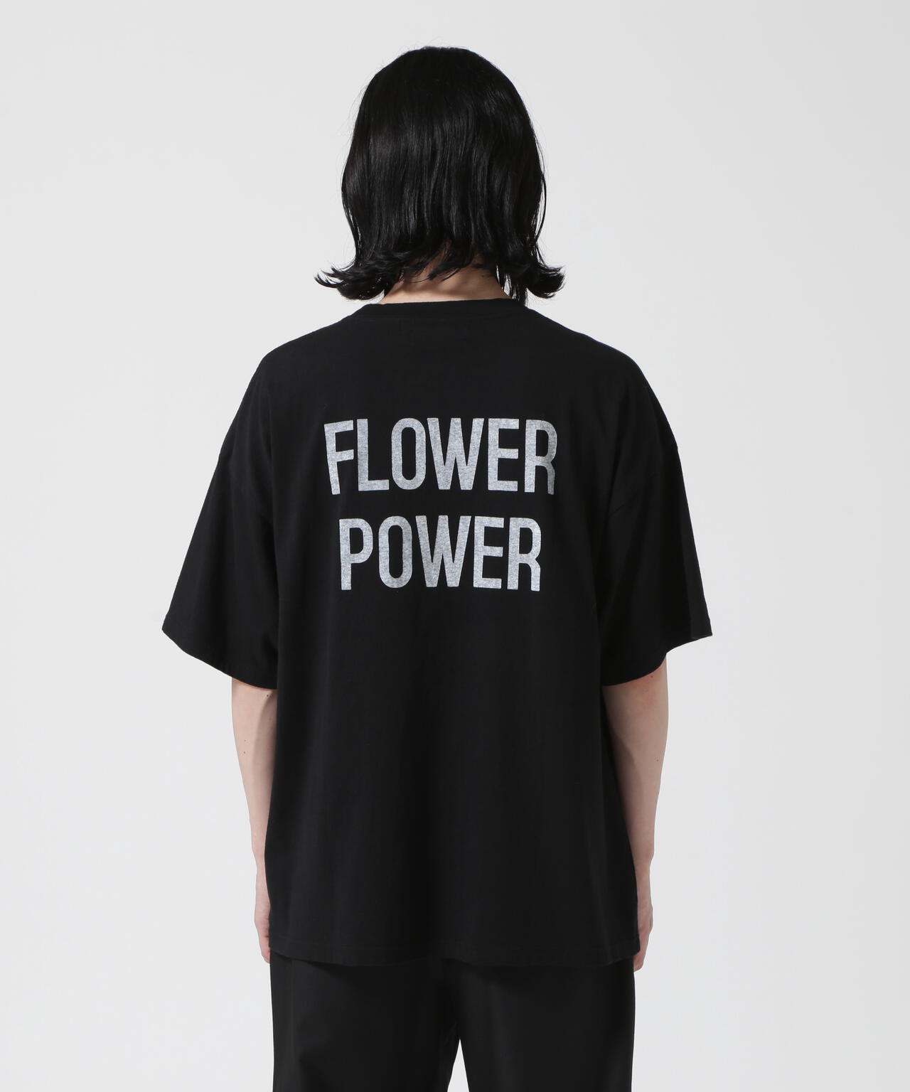 REMI RELIEF / 別注LW加工 20/-天竺BIGサイズ FLOWER POWER
