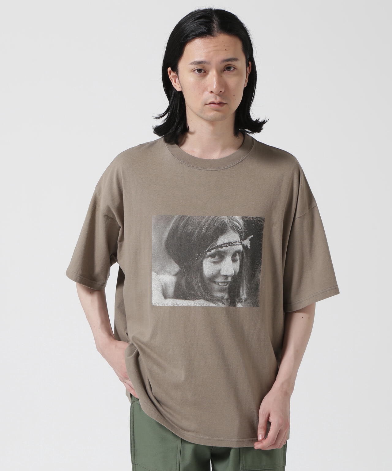 REMI RELIEF / 別注LW加工 20/-天竺BIGサイズ FLOWER POWER