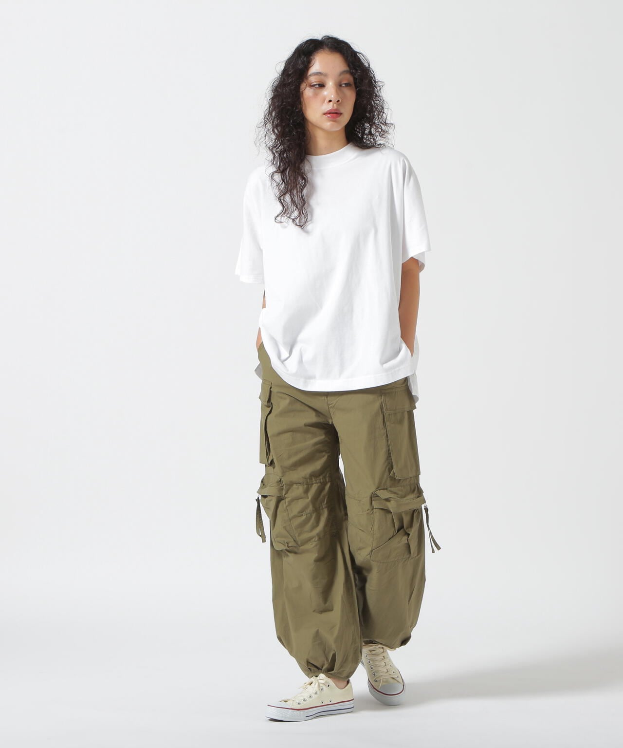 upper hights(アッパーハイツ)LOOSE DOLMAN TEE/ 242TW03