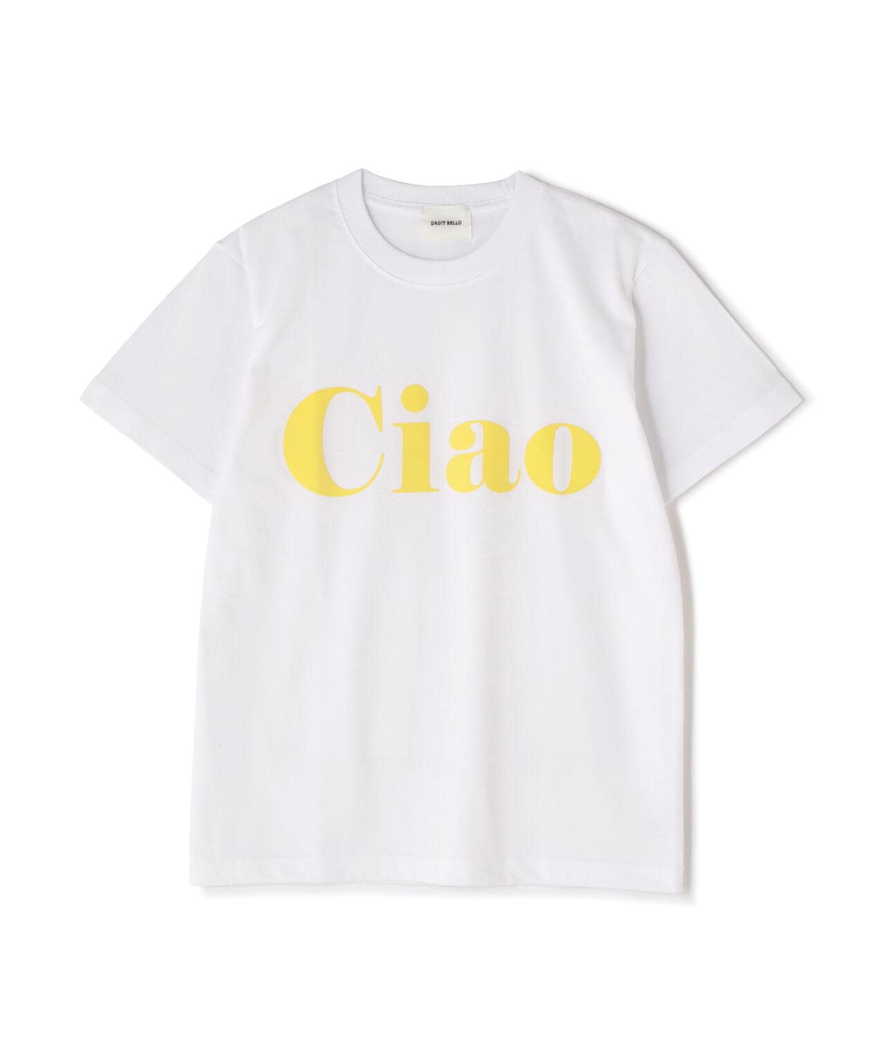 DROIT BELLO(ドロイトベロ)CiaoフロッキーTシャツ