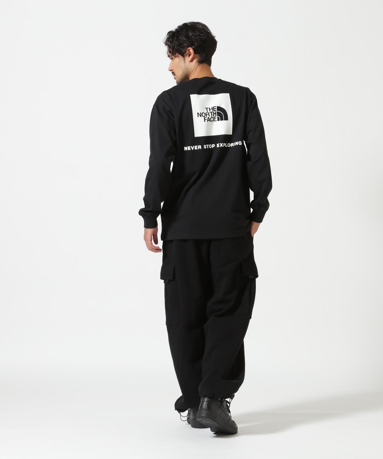 THE NORTH FACE / L/S Back Square Logo Tee