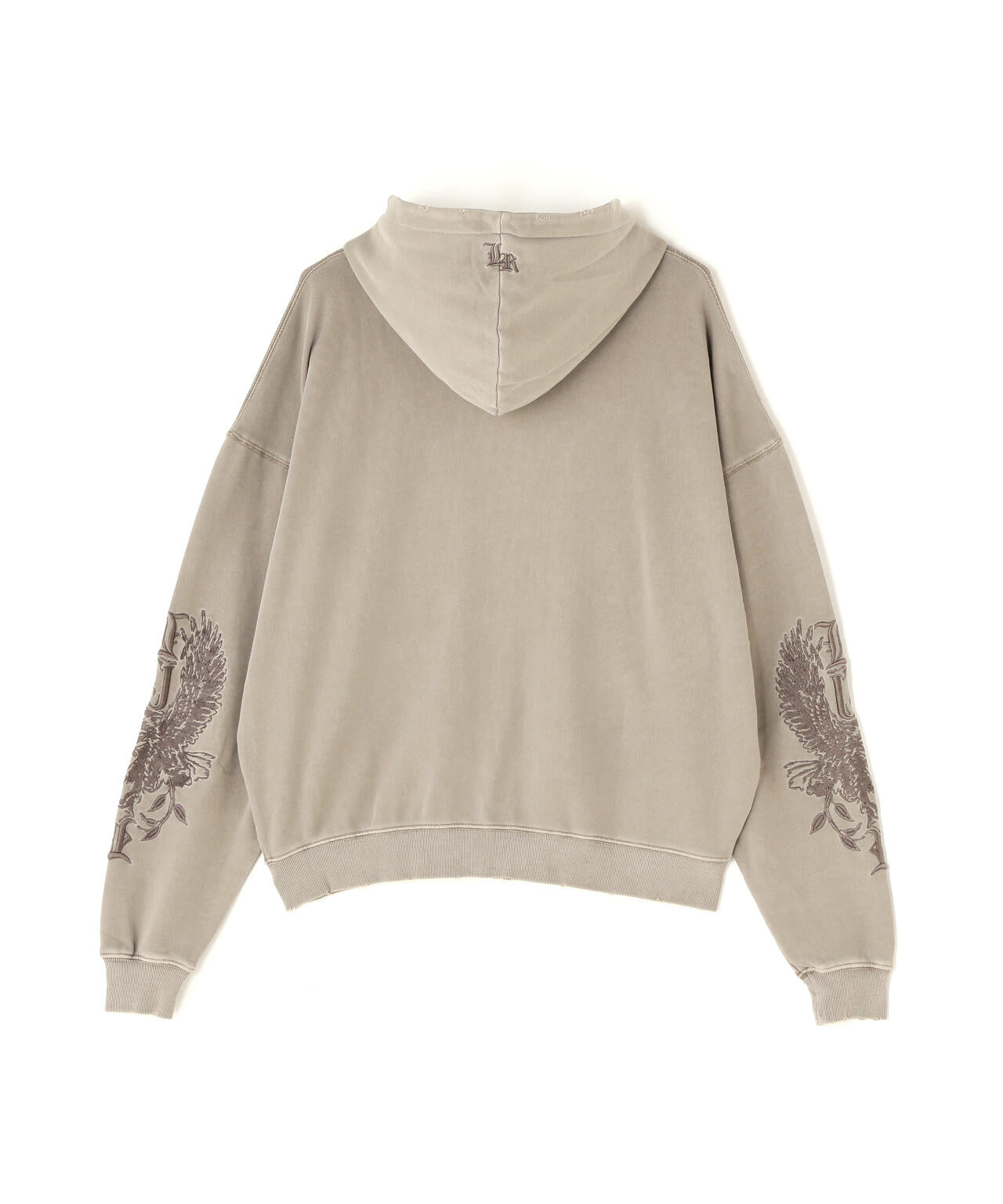LUSOR(ルーソル)PIGMENT SWEAT ZIP HOODIE FLOWER