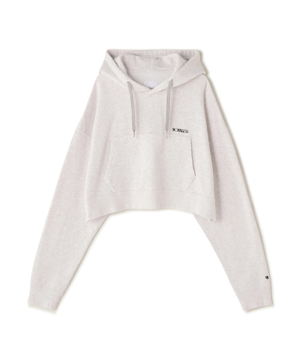 NOUNLESS(ナウンレス)SHORT HOODIE TOPS