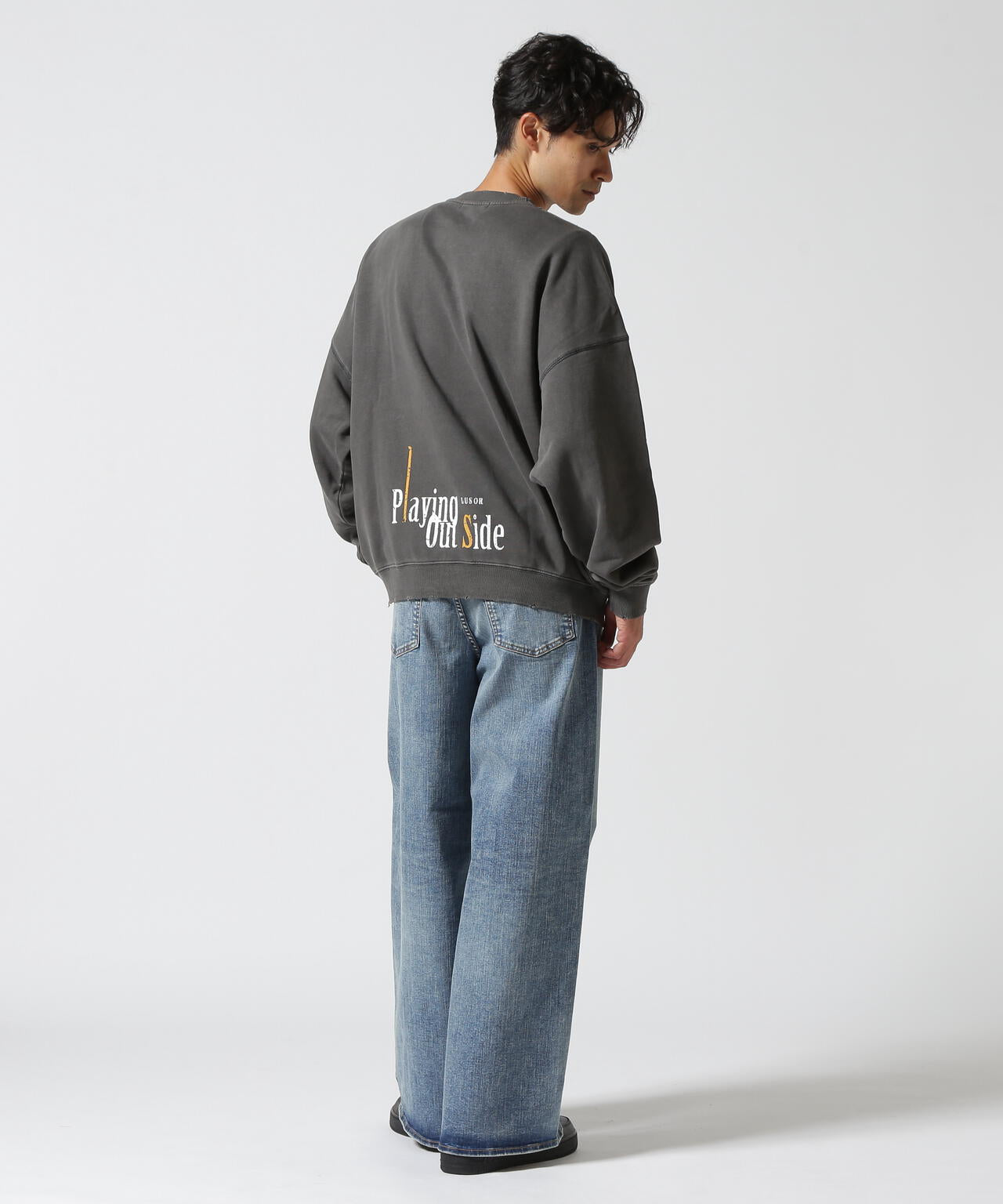 LUSOR(ルーソル)PIGMENT SWEAT OUTSIDE ピグメントスウェット アウトサイド