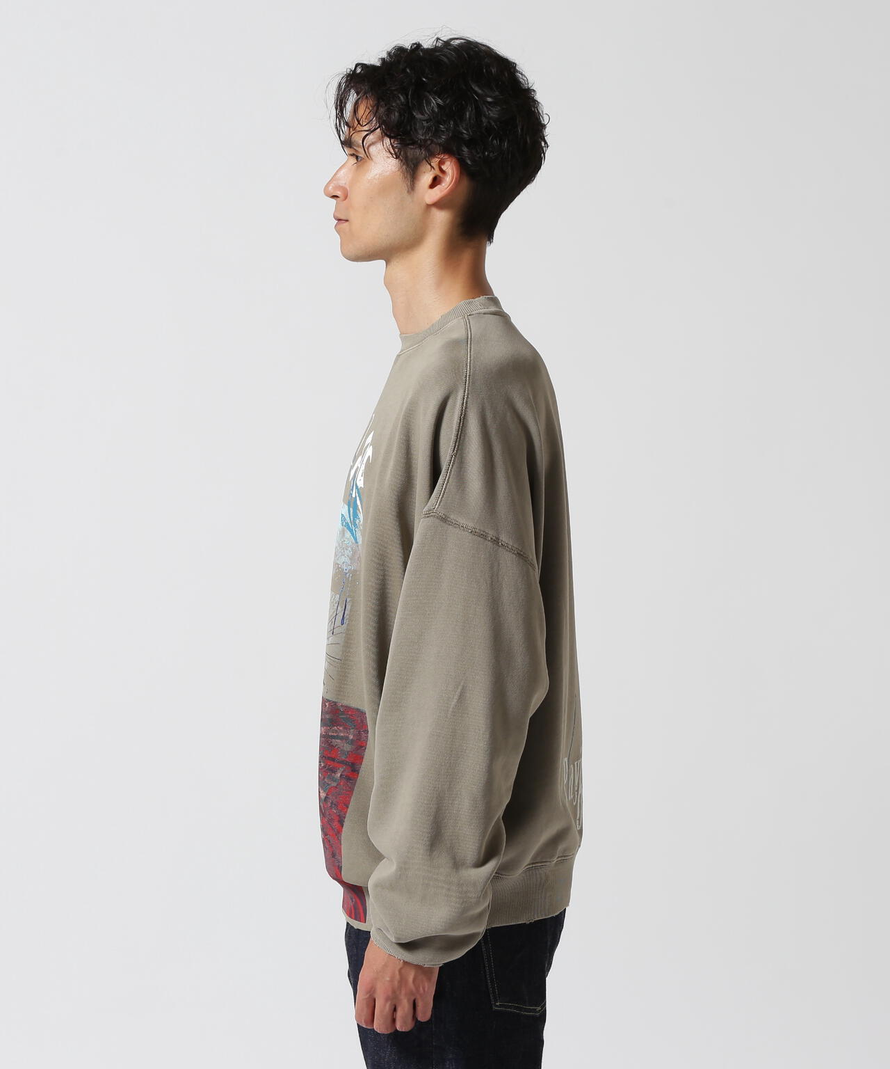 LUSOR(ルーソル)PIGMENT SWEAT OUTSIDE ピグメントスウェット アウトサイド