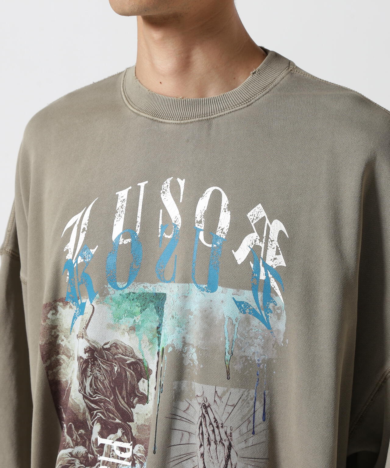 LUSOR(ルーソル)PIGMENT SWEAT OUTSIDE ピグメントスウェット アウトサイド
