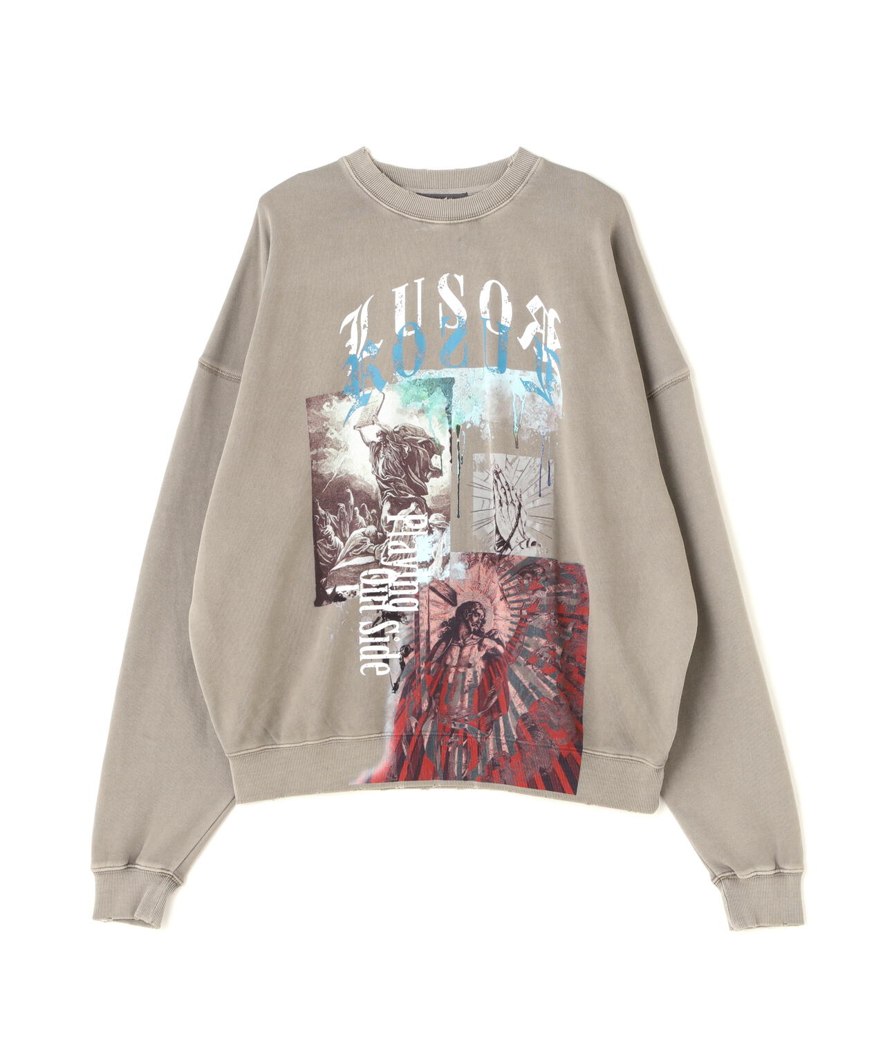 LUSOR(ルーソル)PIGMENT SWEAT OUTSIDE ピグメントスウェット アウトサイド