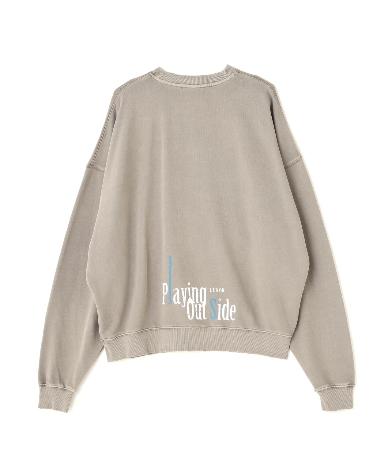 LUSOR(ルーソル)PIGMENT SWEAT OUTSIDE ピグメントスウェット アウトサイド