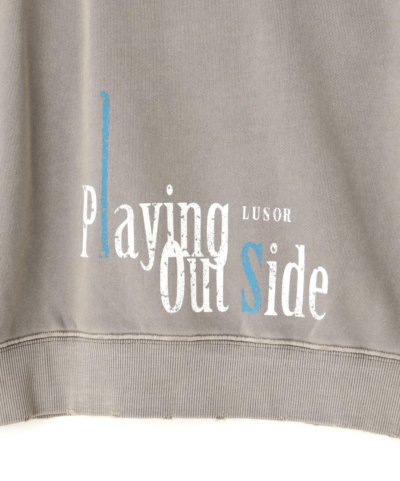 LUSOR(ルーソル)PIGMENT SWEAT OUTSIDE ピグメントスウェット アウトサイド