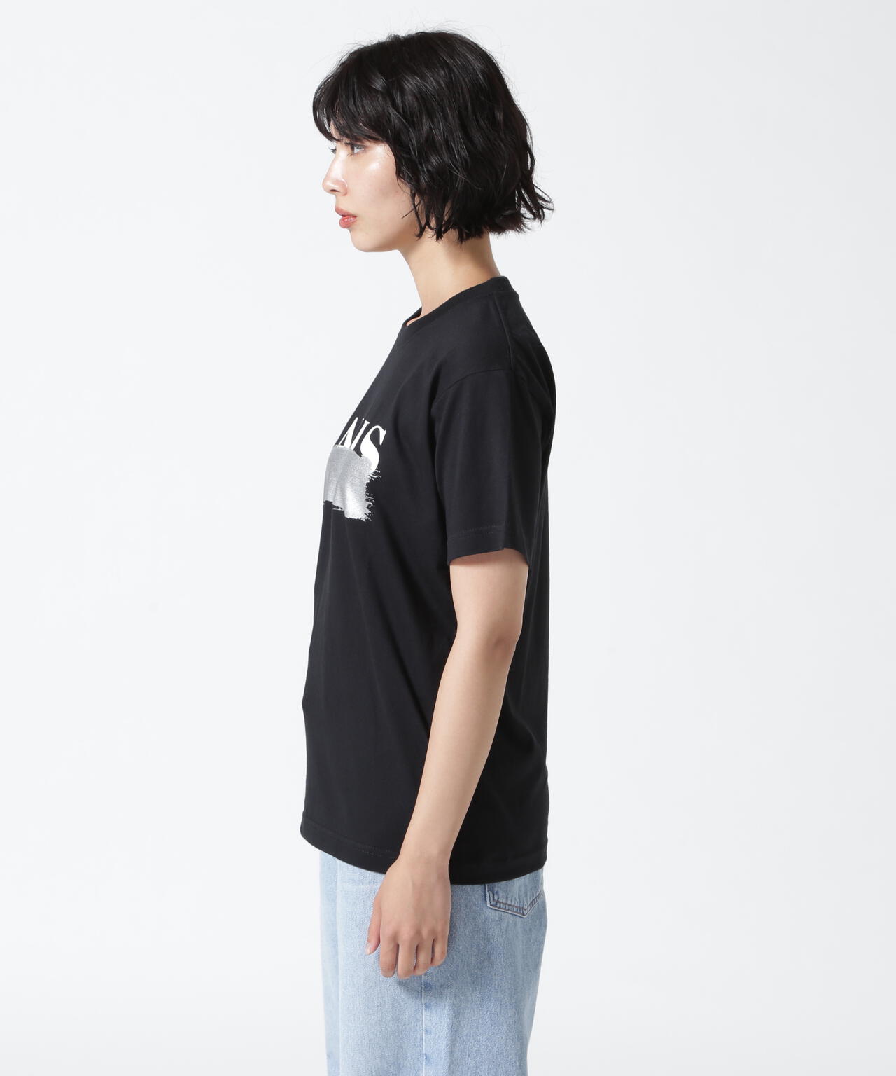 DROIT BELLO(ドロイトベロ)SILVERブラッシュPARIS Tシャツ