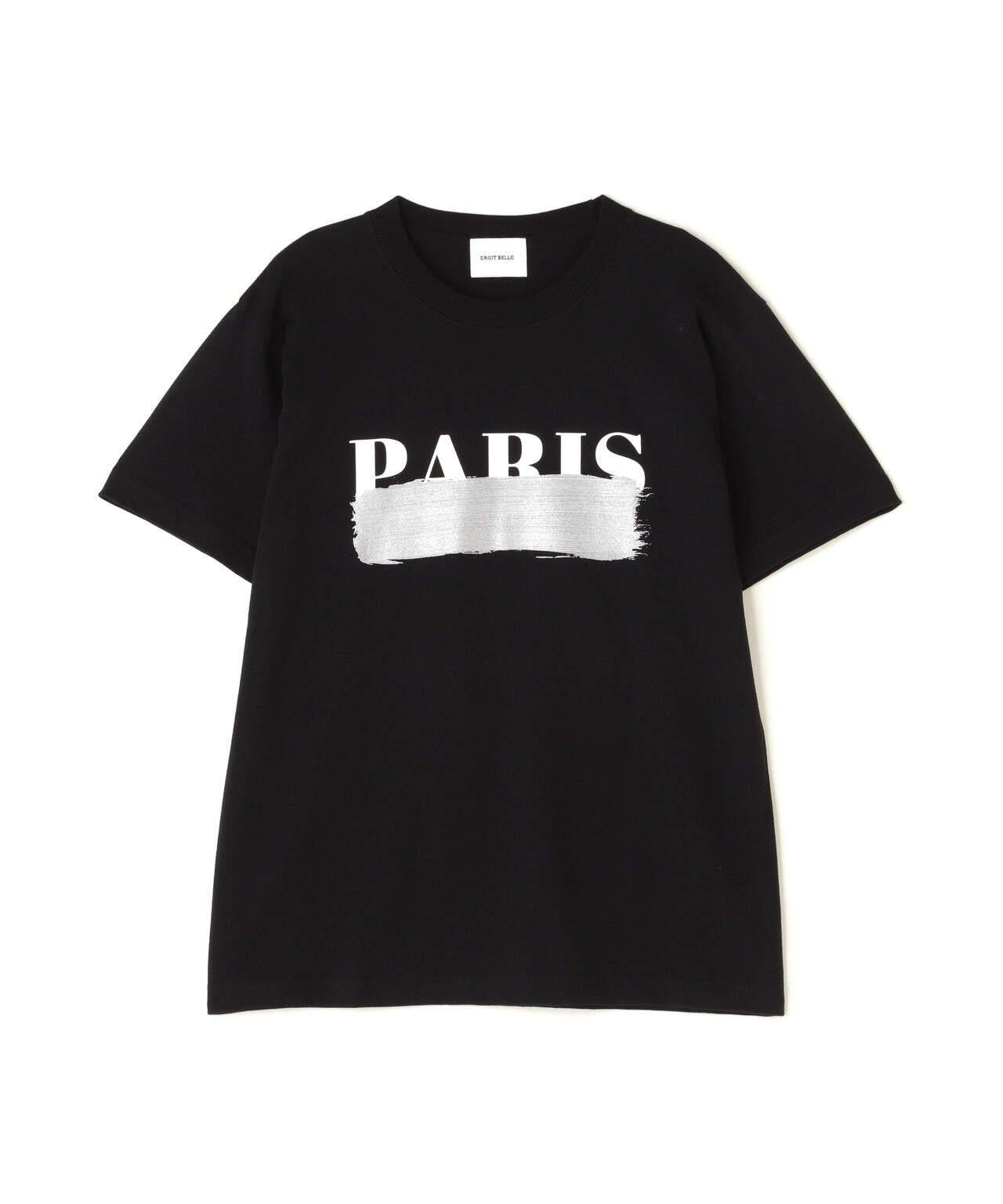 DROIT BELLO(ドロイトベロ)SILVERブラッシュPARIS Tシャツ