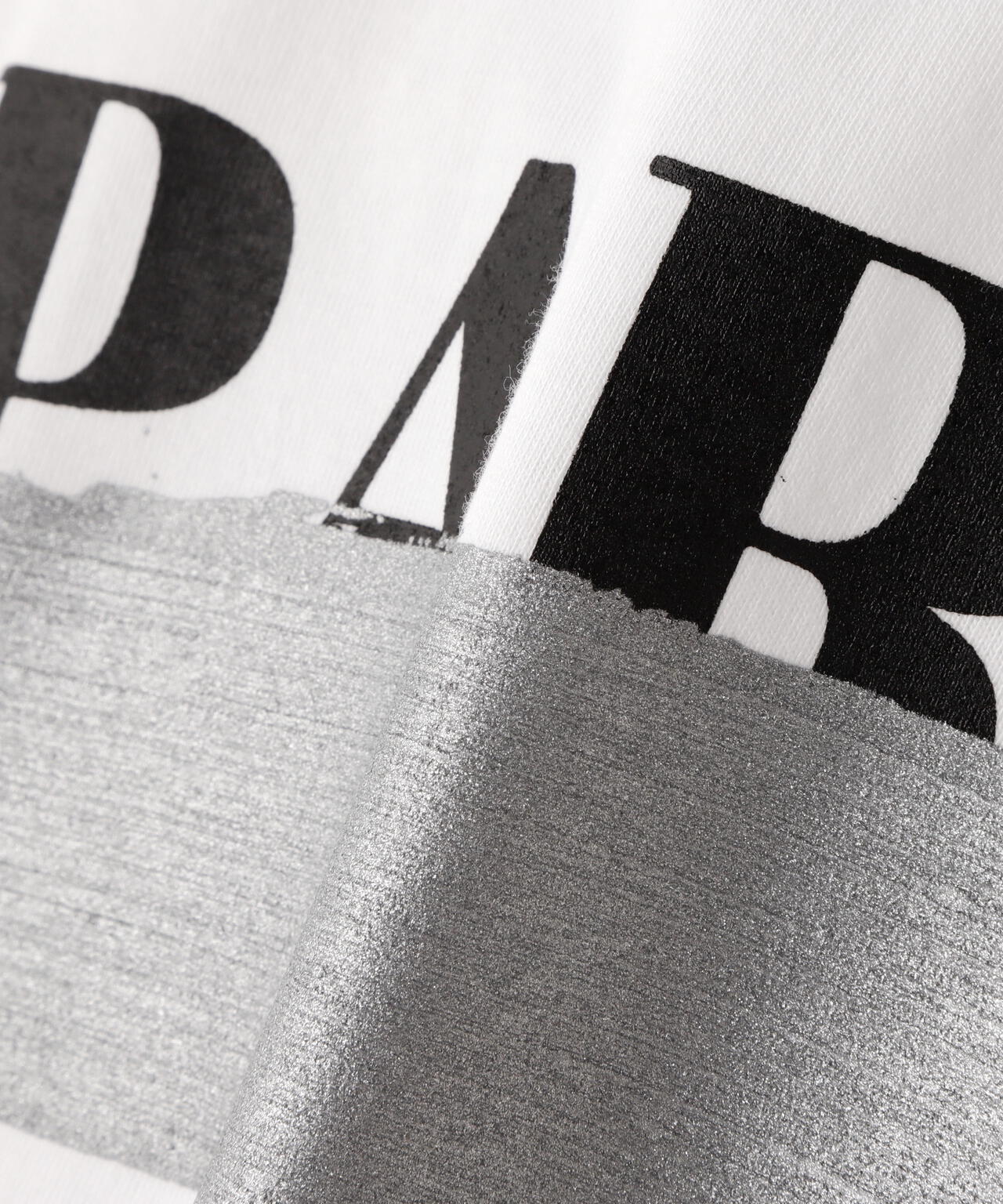 DROIT BELLO(ドロイトベロ)SILVERブラッシュPARIS Tシャツ