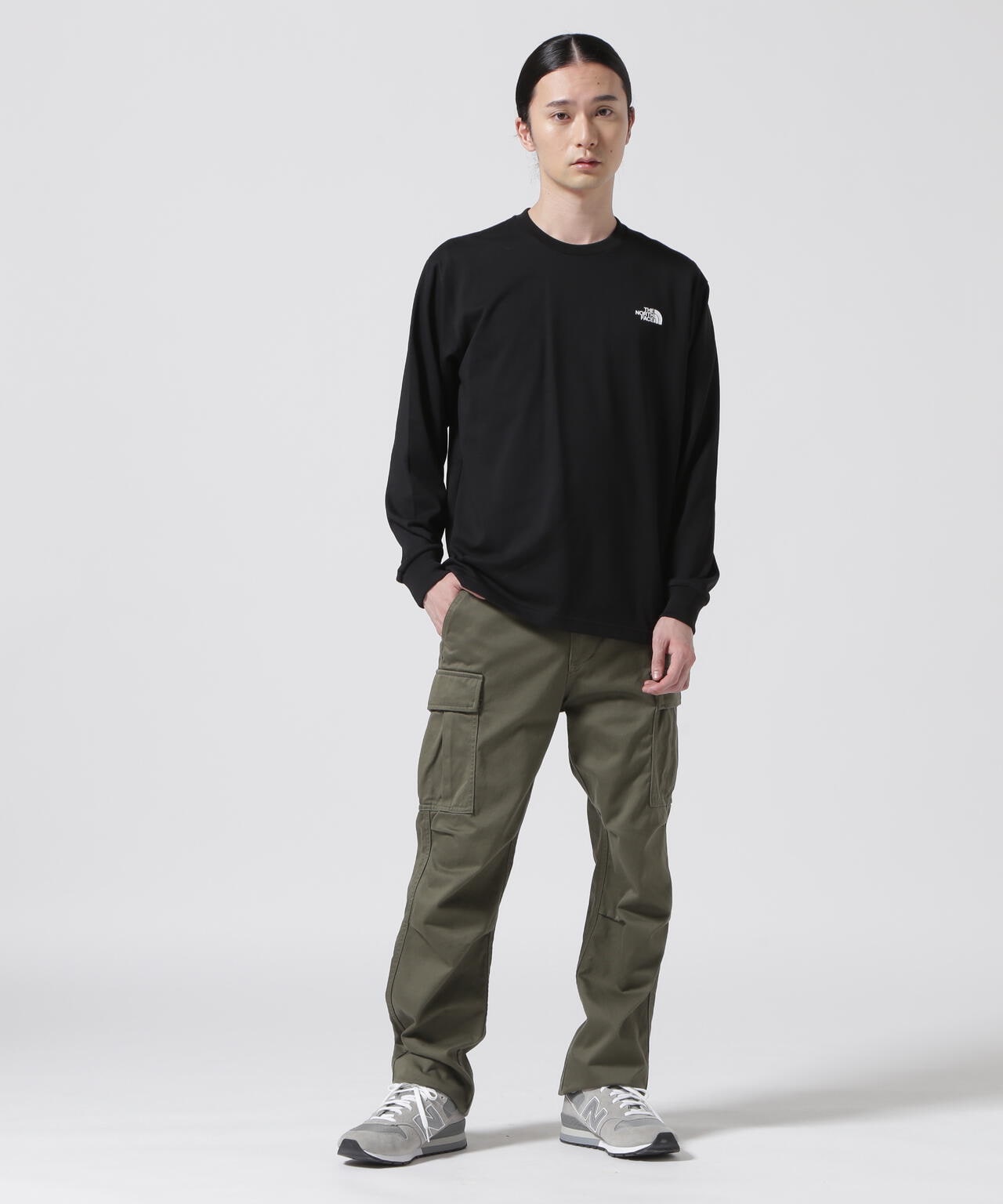 THE NORTH FACE/ザ・ノース・フェイス L/S Back Square Logo Tee