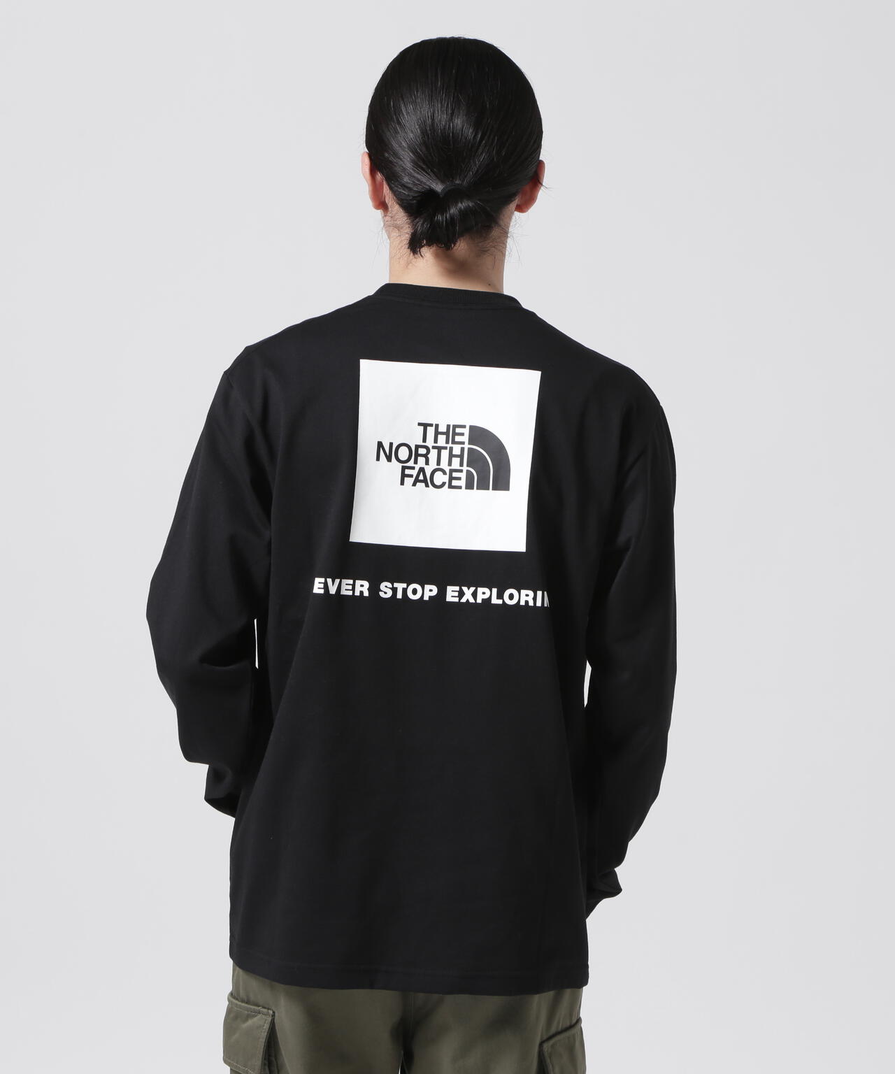 THE NORTH FACE/ザ・ノース・フェイス L/S Back Square Logo Tee