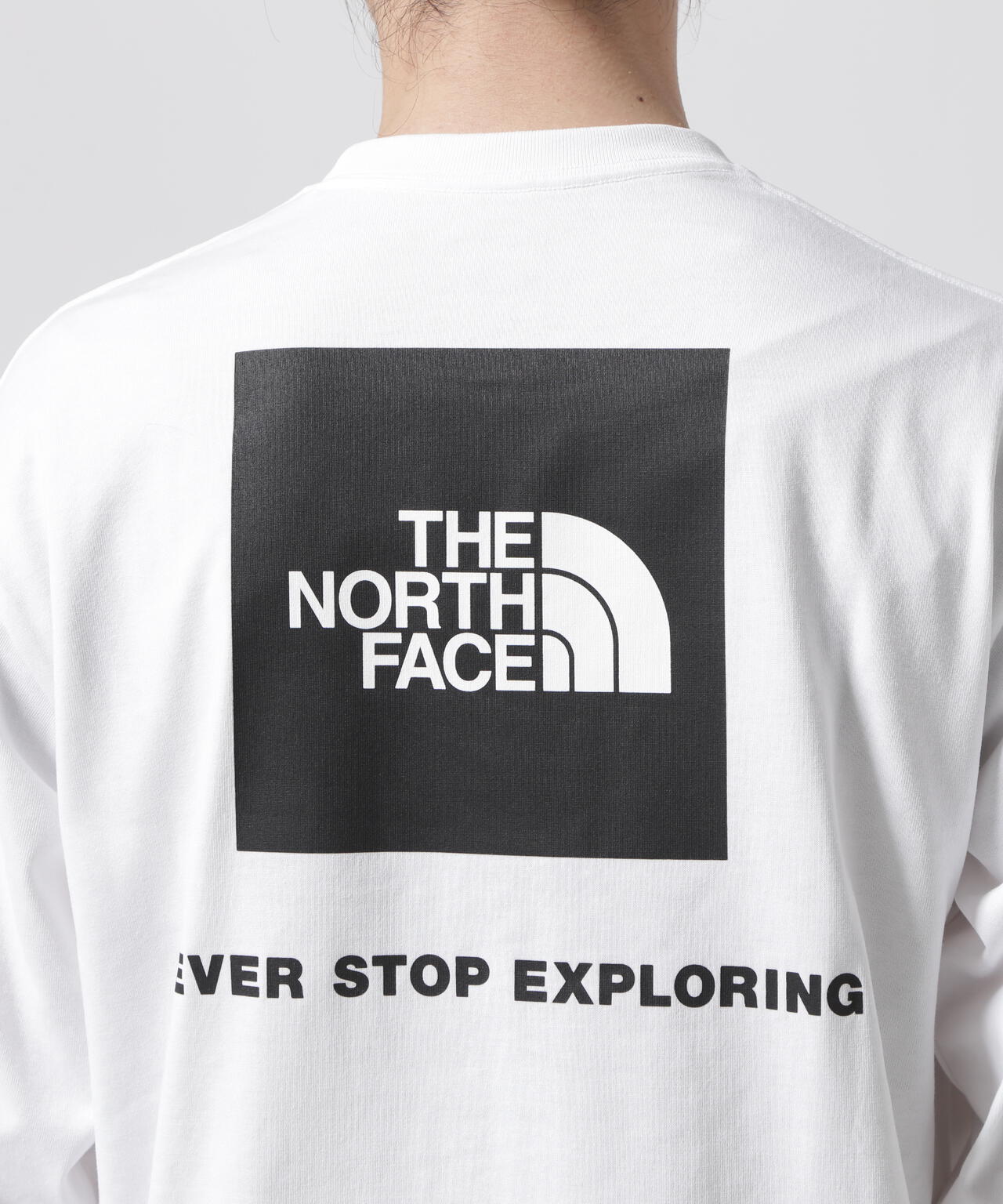 THE NORTH FACE/ザ・ノース・フェイス L/S Back Square Logo Tee