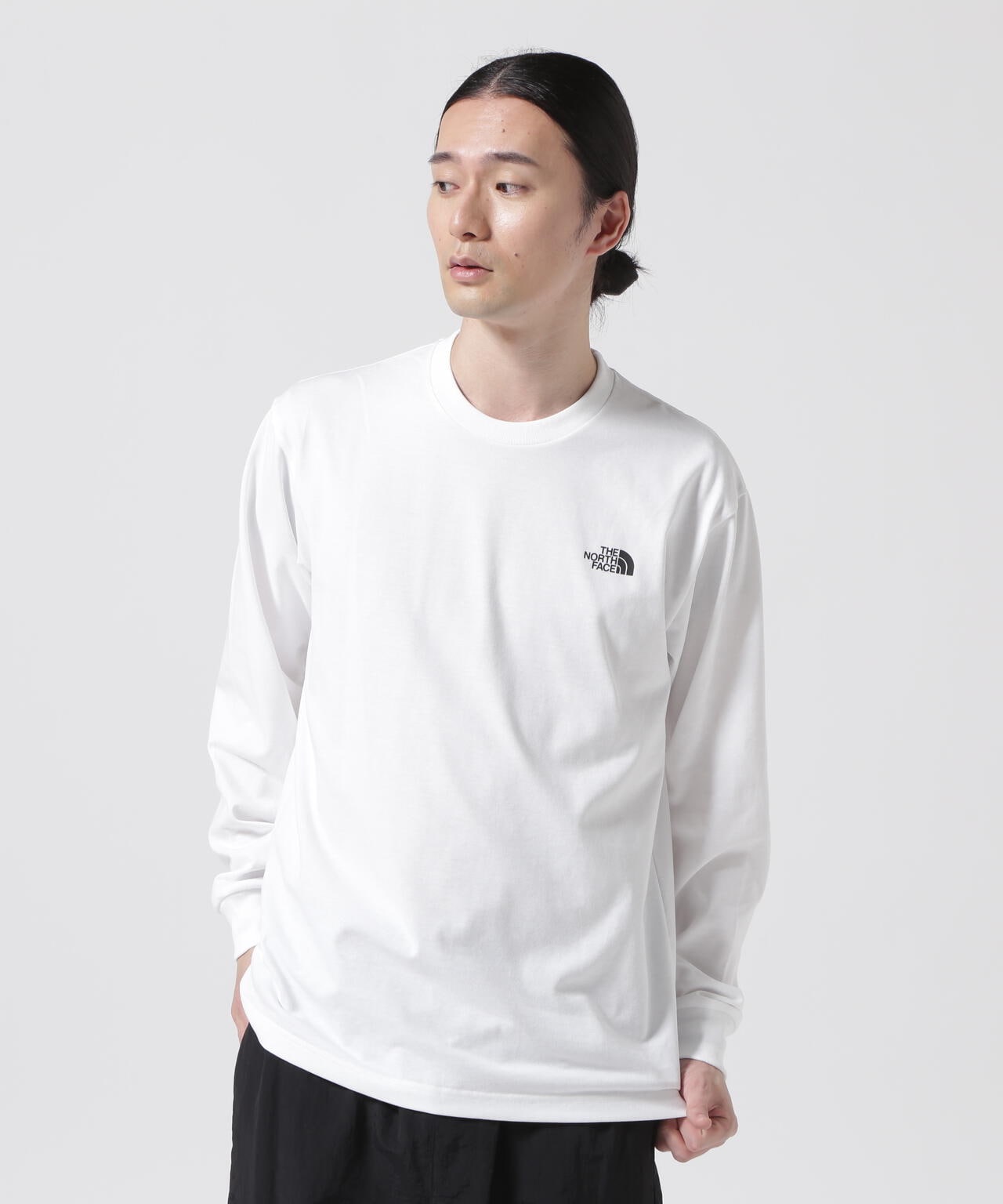 THE NORTH FACE/ザ・ノース・フェイス L/S Back Square Logo Tee