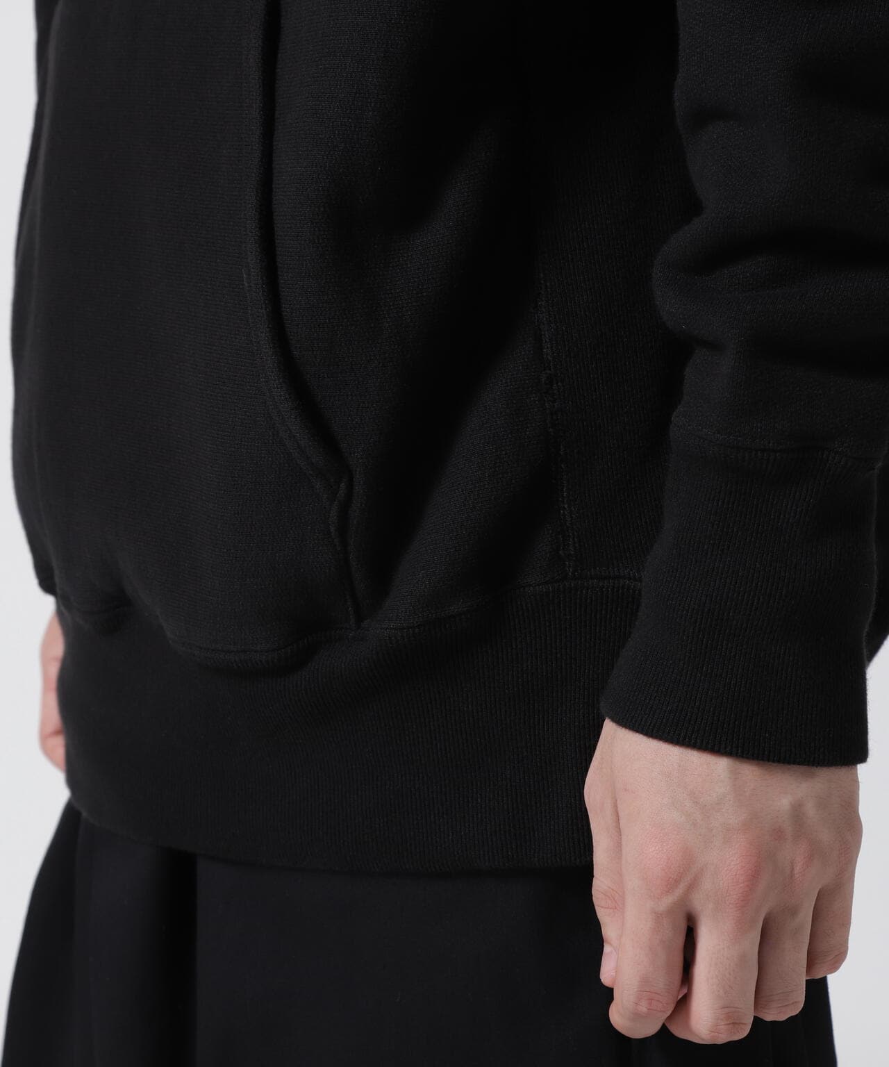 ATON (エイトン) GARMENT DYED URAKE HOODIE