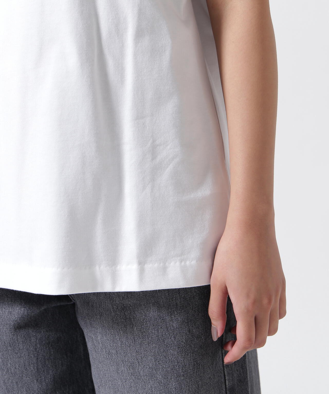 ATON (エイトン) SUVIN 60/2 CAP SLEEVE T-SHIRT