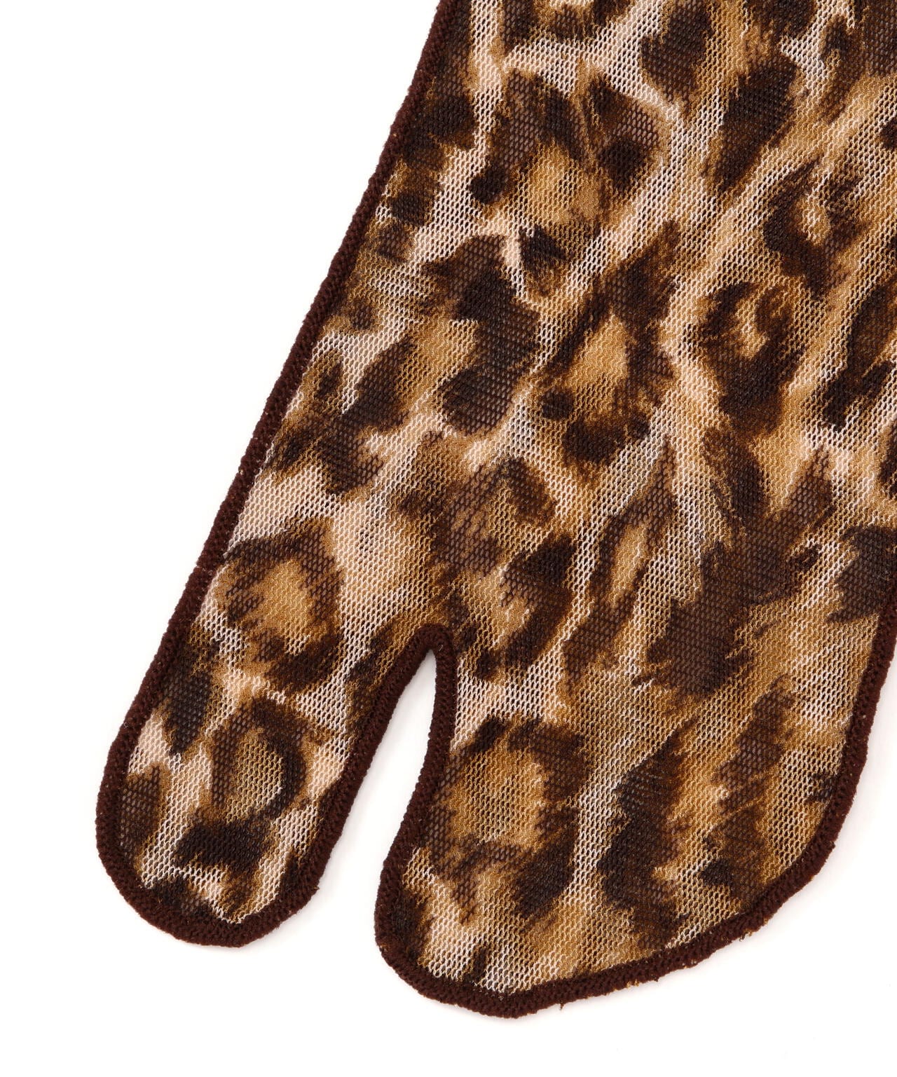 MARCOMONDE(マルコモンド)tulle tabi socks (Leopard)
