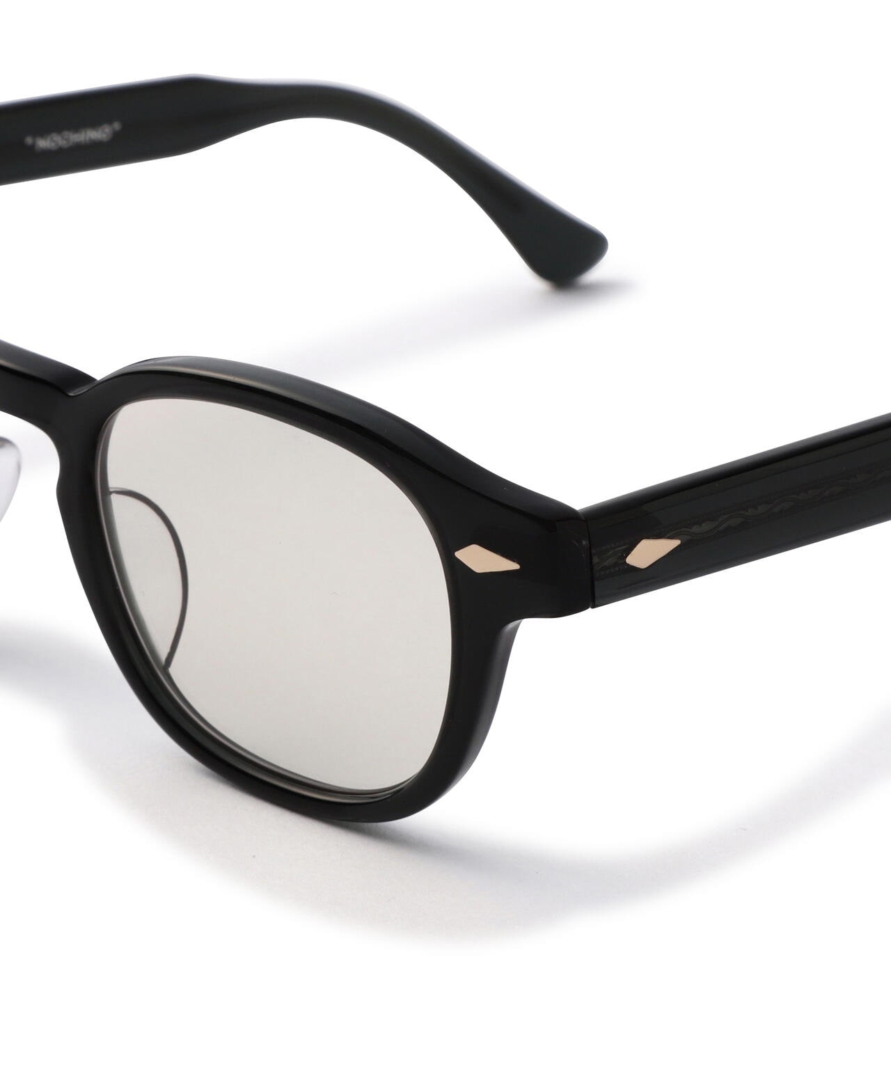 NOCHINO OPTICAL(ノチノ オプティカル) 別注NOCHINO/TRANSPARENT BLUE GREYxBROWN LENS